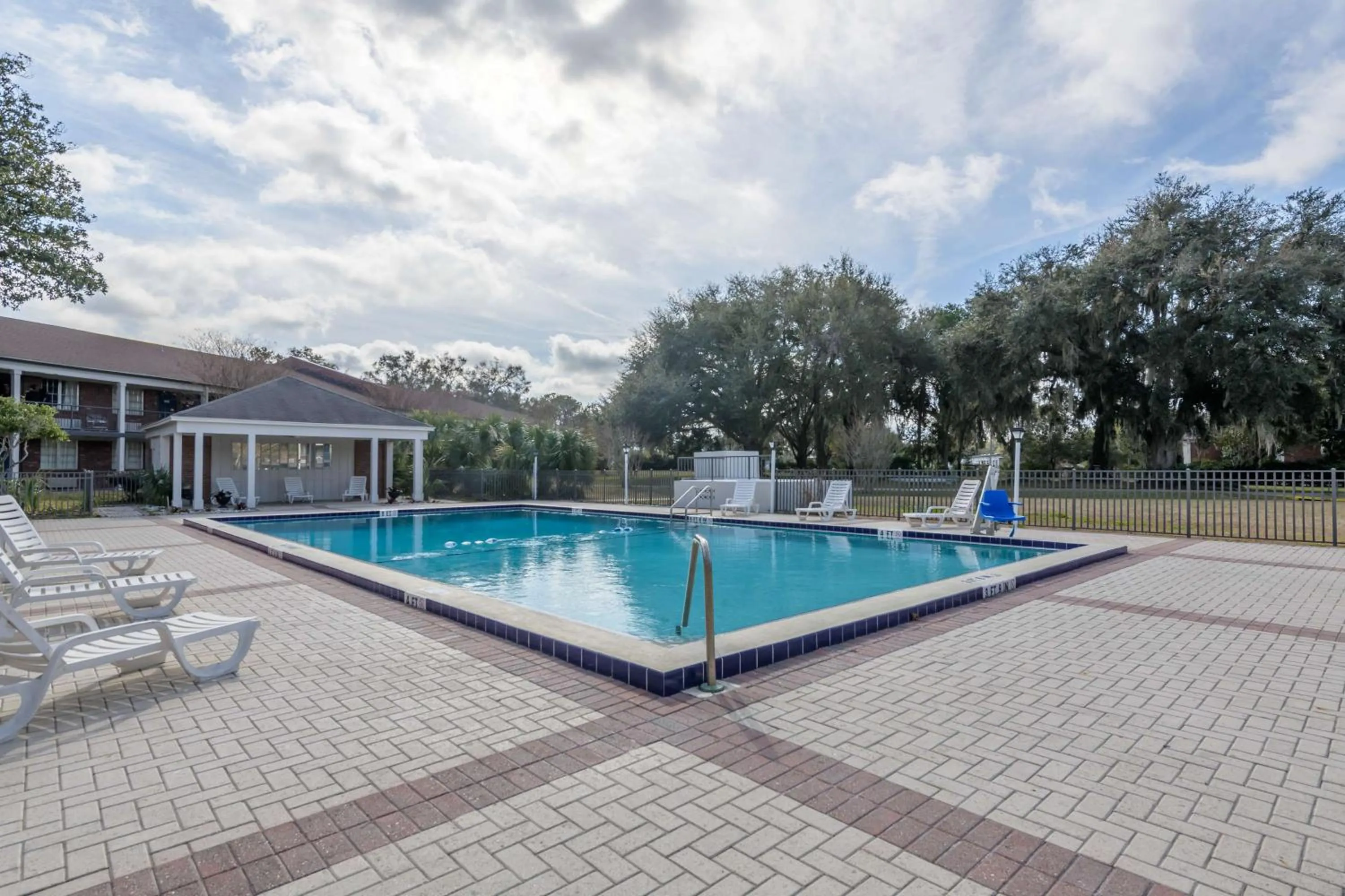 Pool view in Motel 6-Ocala, FL - Conference Center