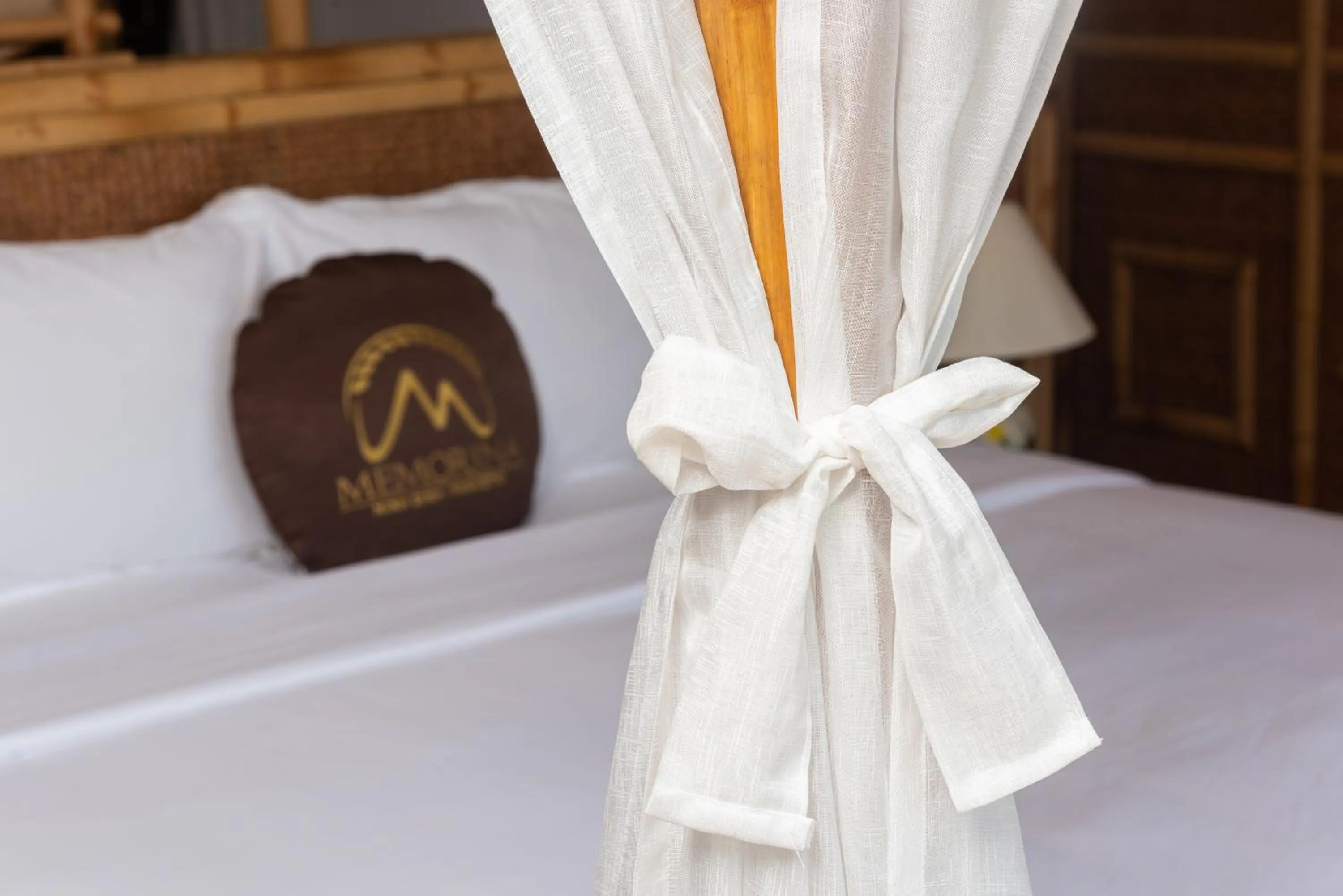 Bed in Memorina Ninh Binh Resort