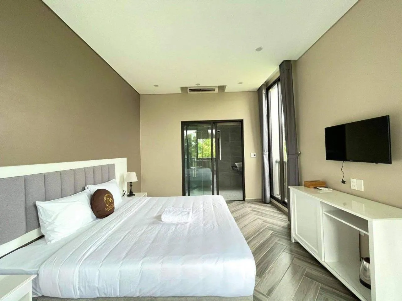 Bed in Memorina Ninh Binh Resort