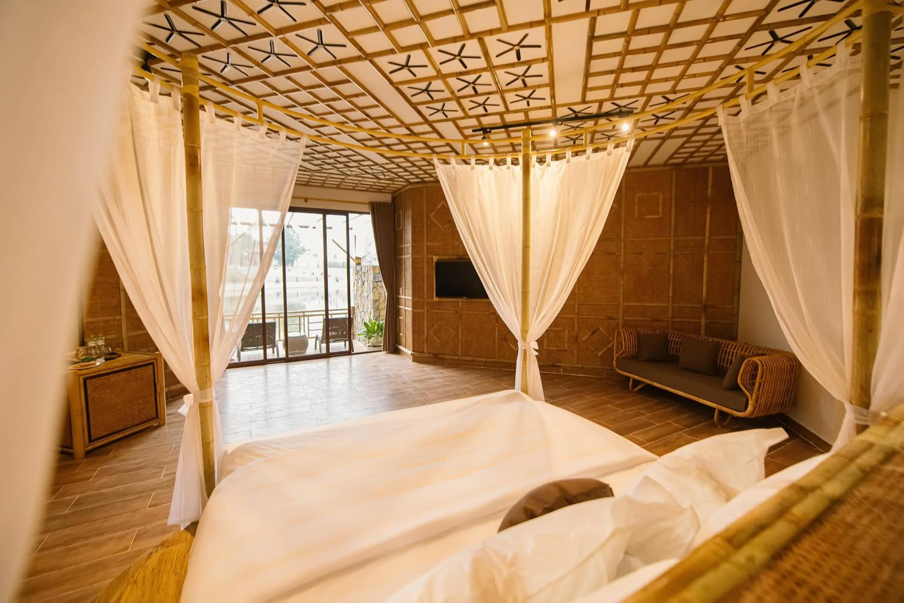 Bedroom, Bed in Memorina Ninh Binh Resort