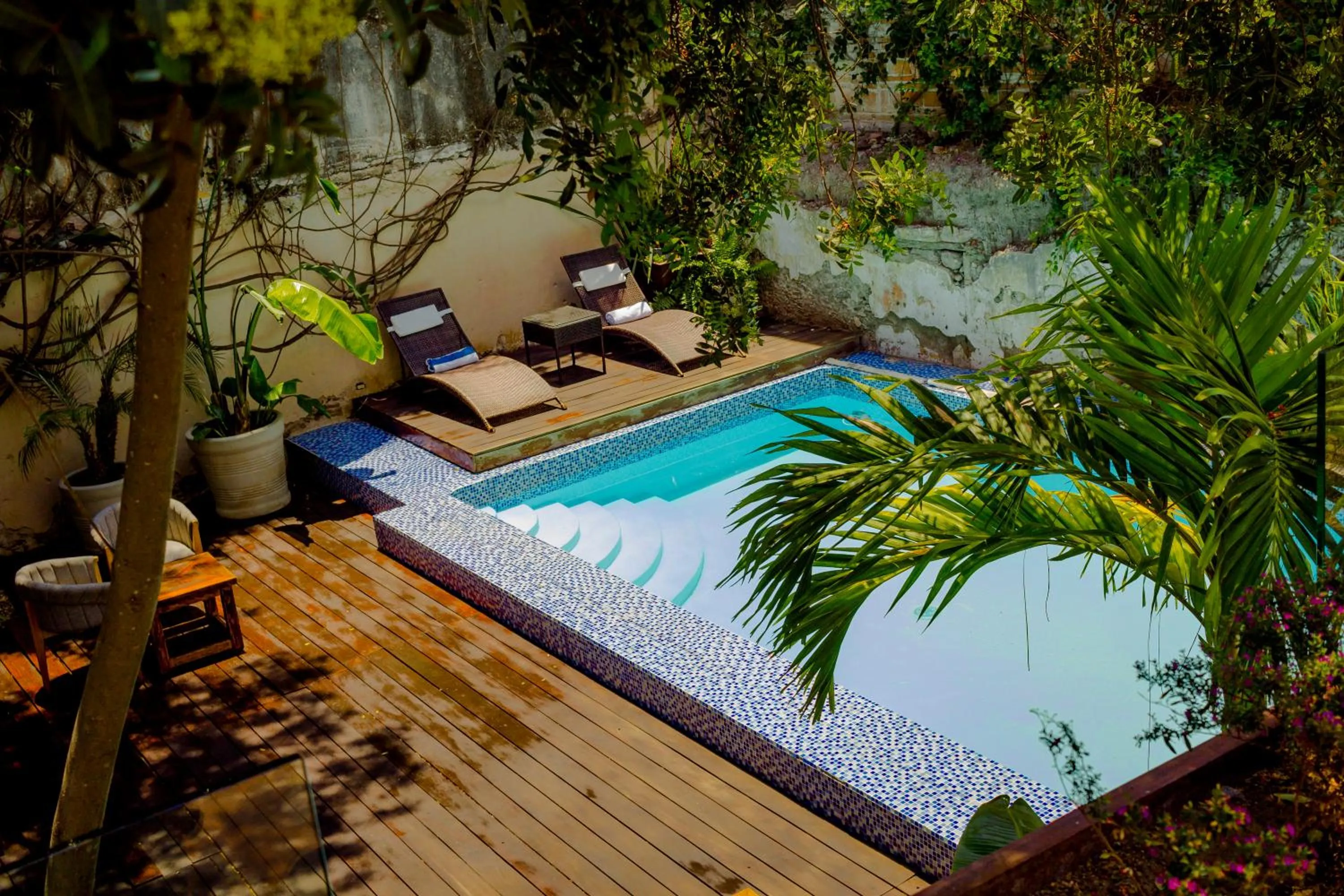 Swimming pool in Hotel Boutique Hacienda Guadalupe