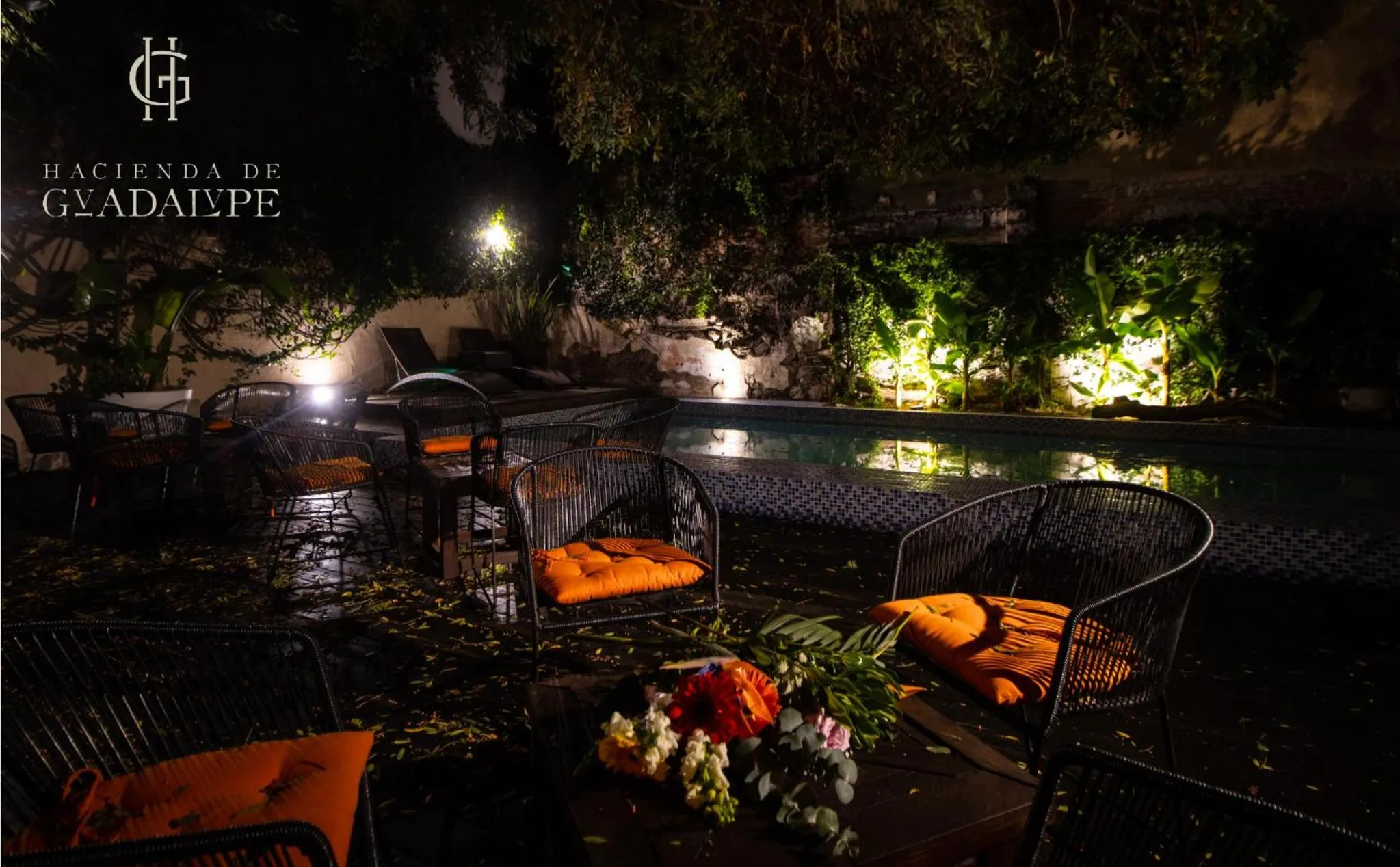 Swimming pool in Hotel Boutique Hacienda Guadalupe