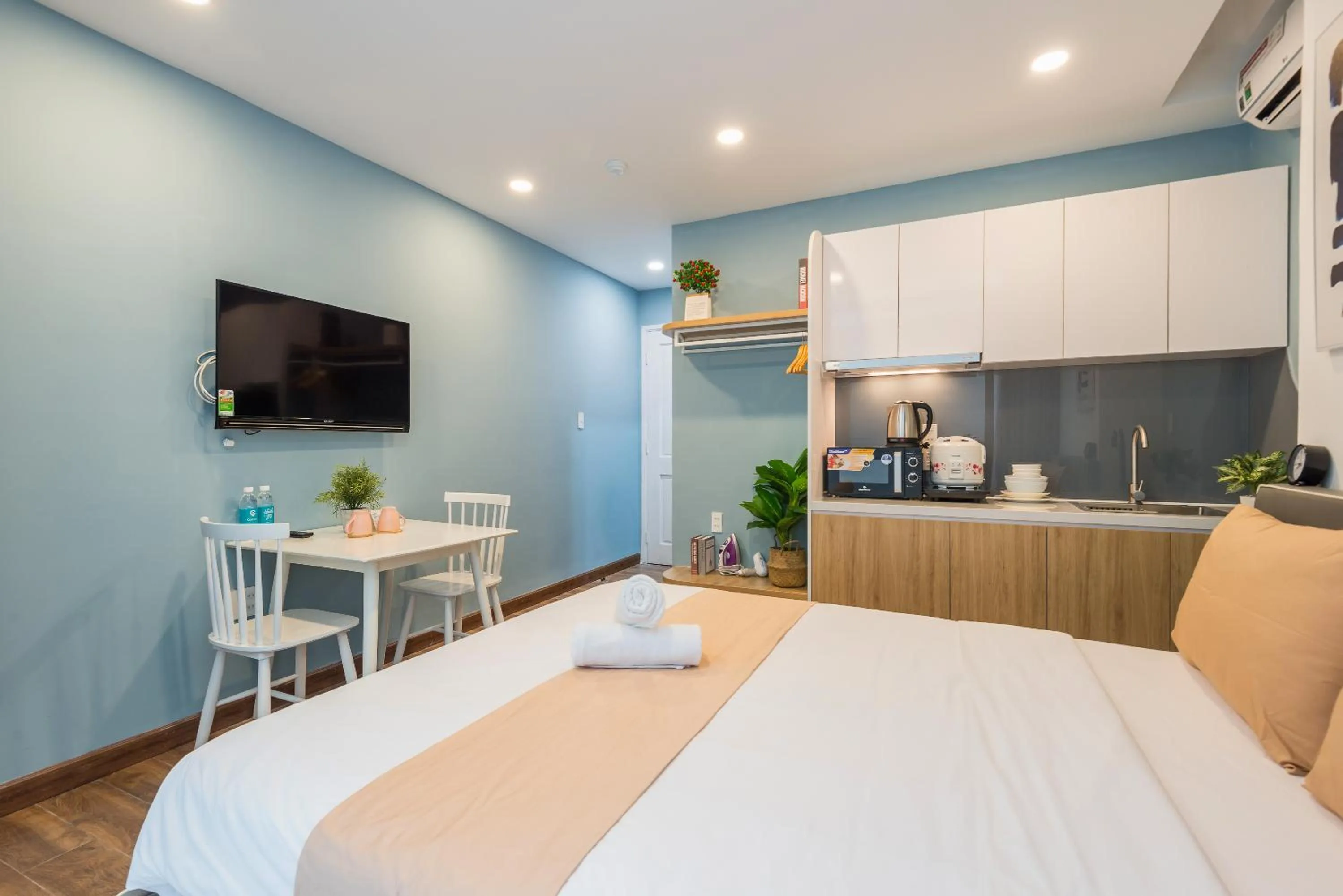 TV and multimedia, Bed in Cozrum Homes - Saphera Residence