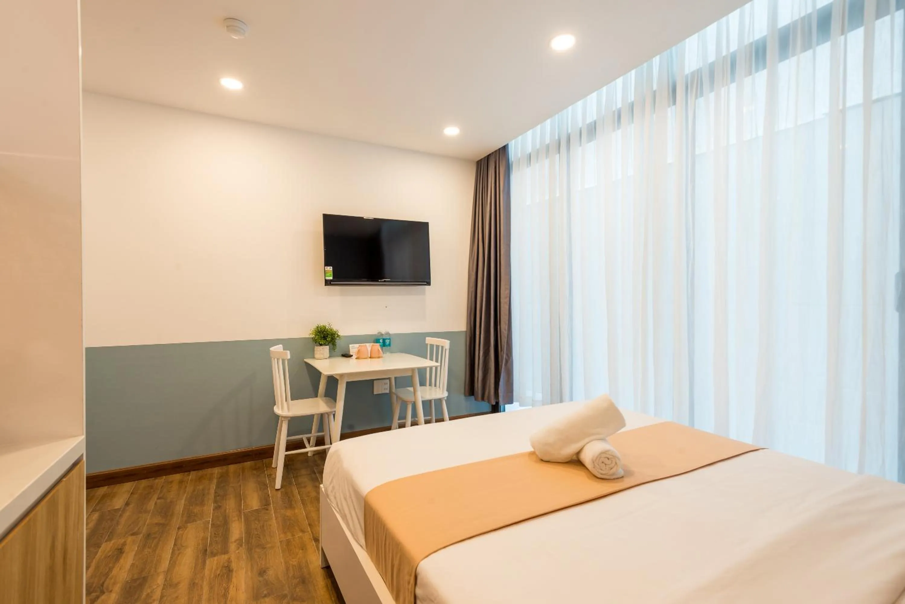 TV and multimedia, Bed in Cozrum Homes - Saphera Residence