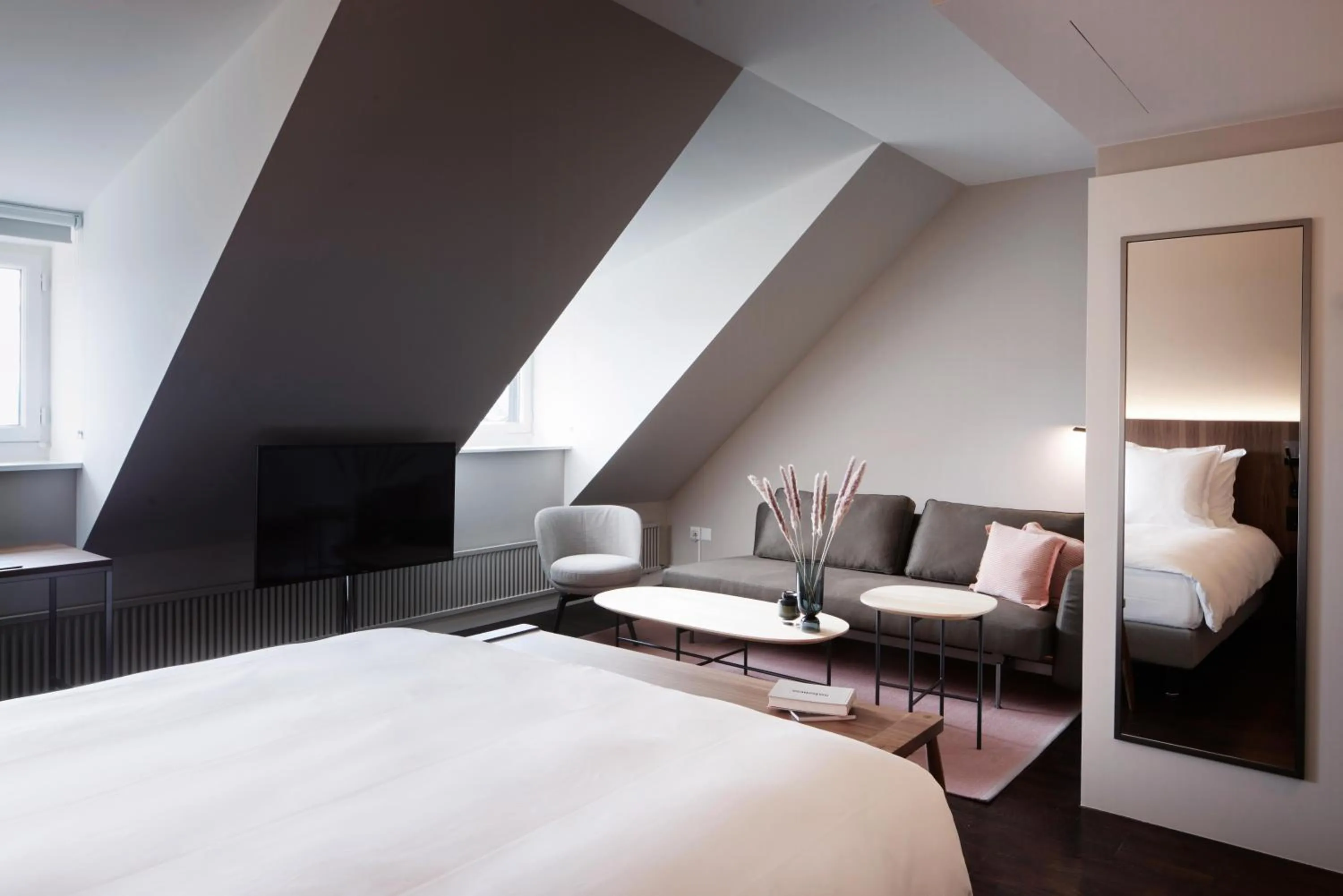 Photo of the whole room, Bed in Sorell Boutique-Hotel Zürichberg