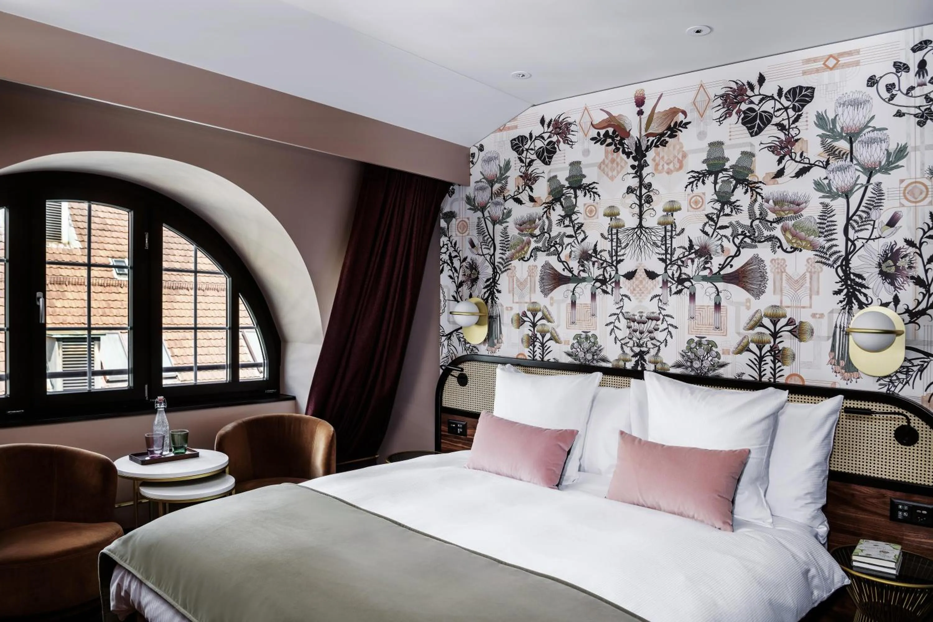 Bed in Sorell Boutique-Hotel Seidenhof Zürich