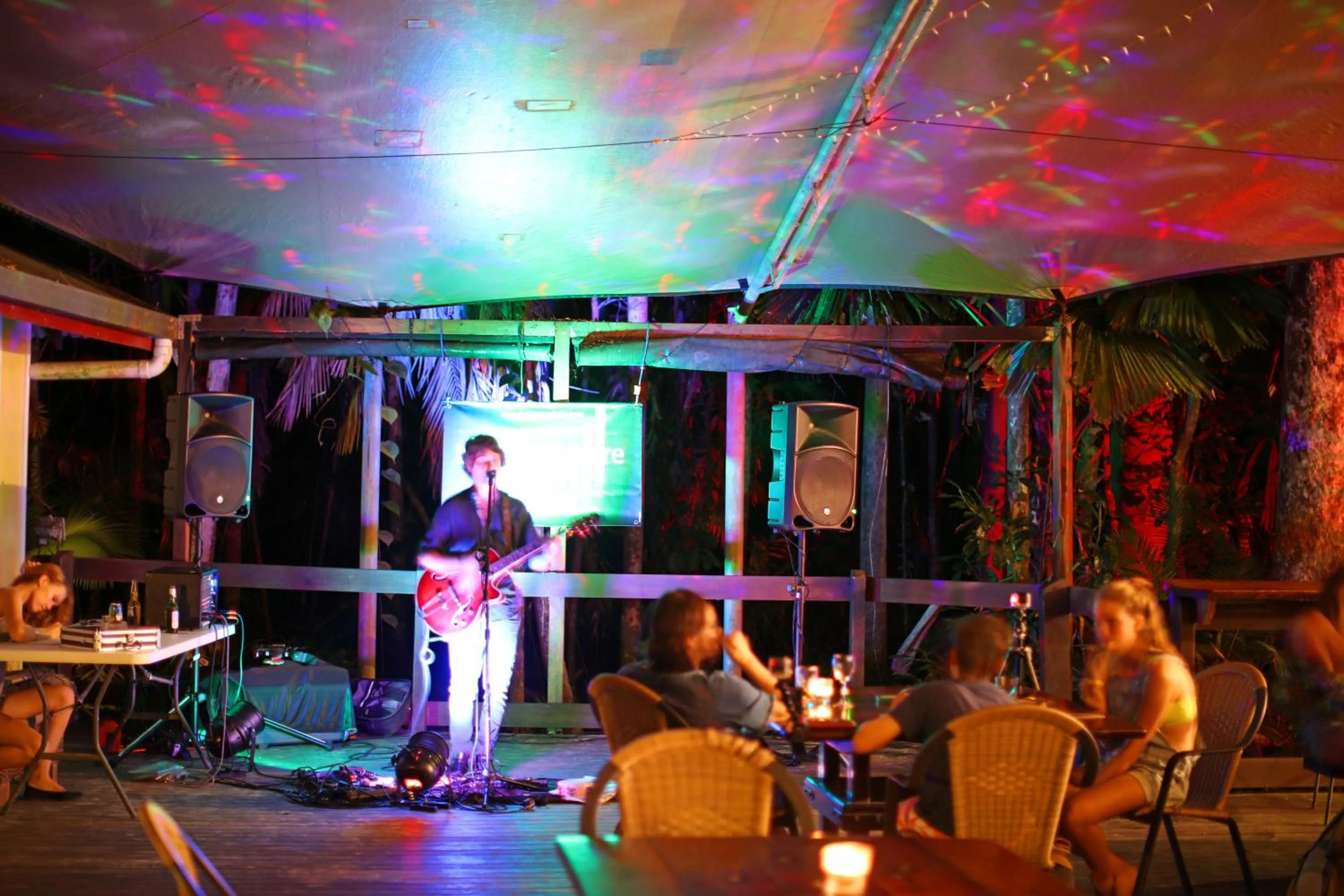 Evening entertainment in Cape Trib Beach House