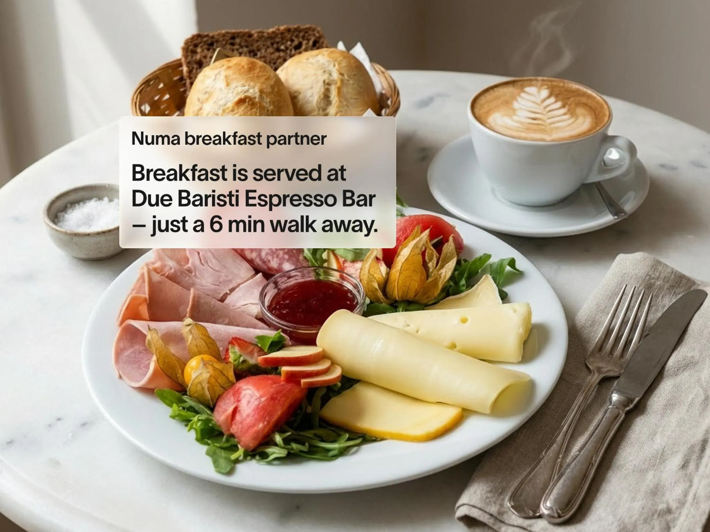 Breakfast in Base Apartments