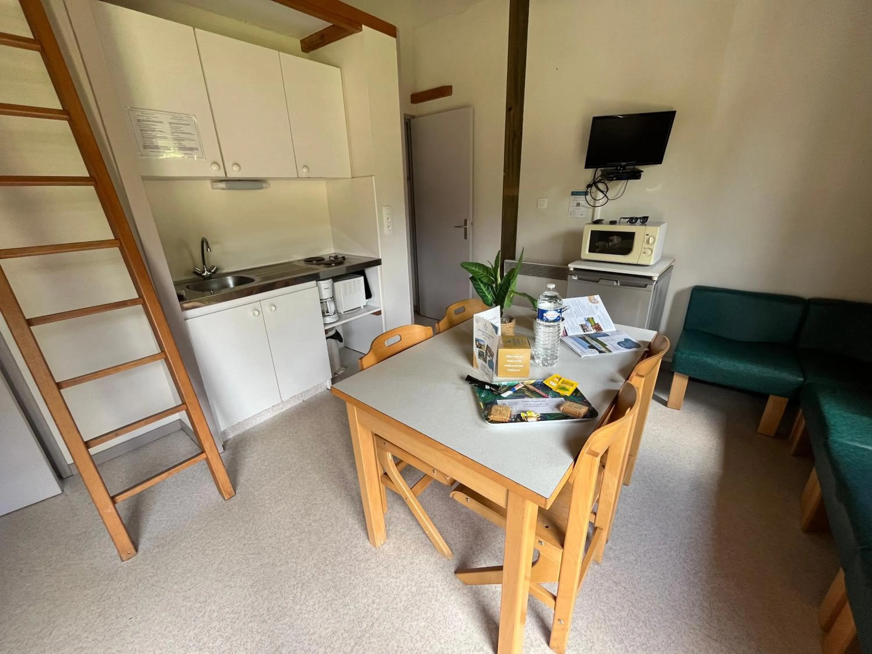 Living room in Camping de Matour