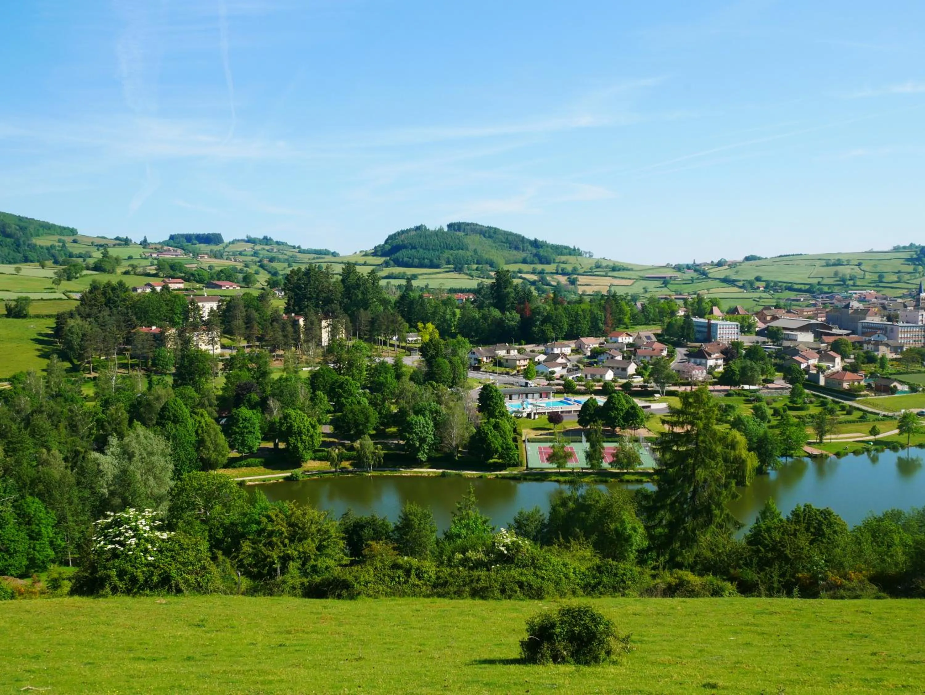 Natural landscape in Camping de Matour