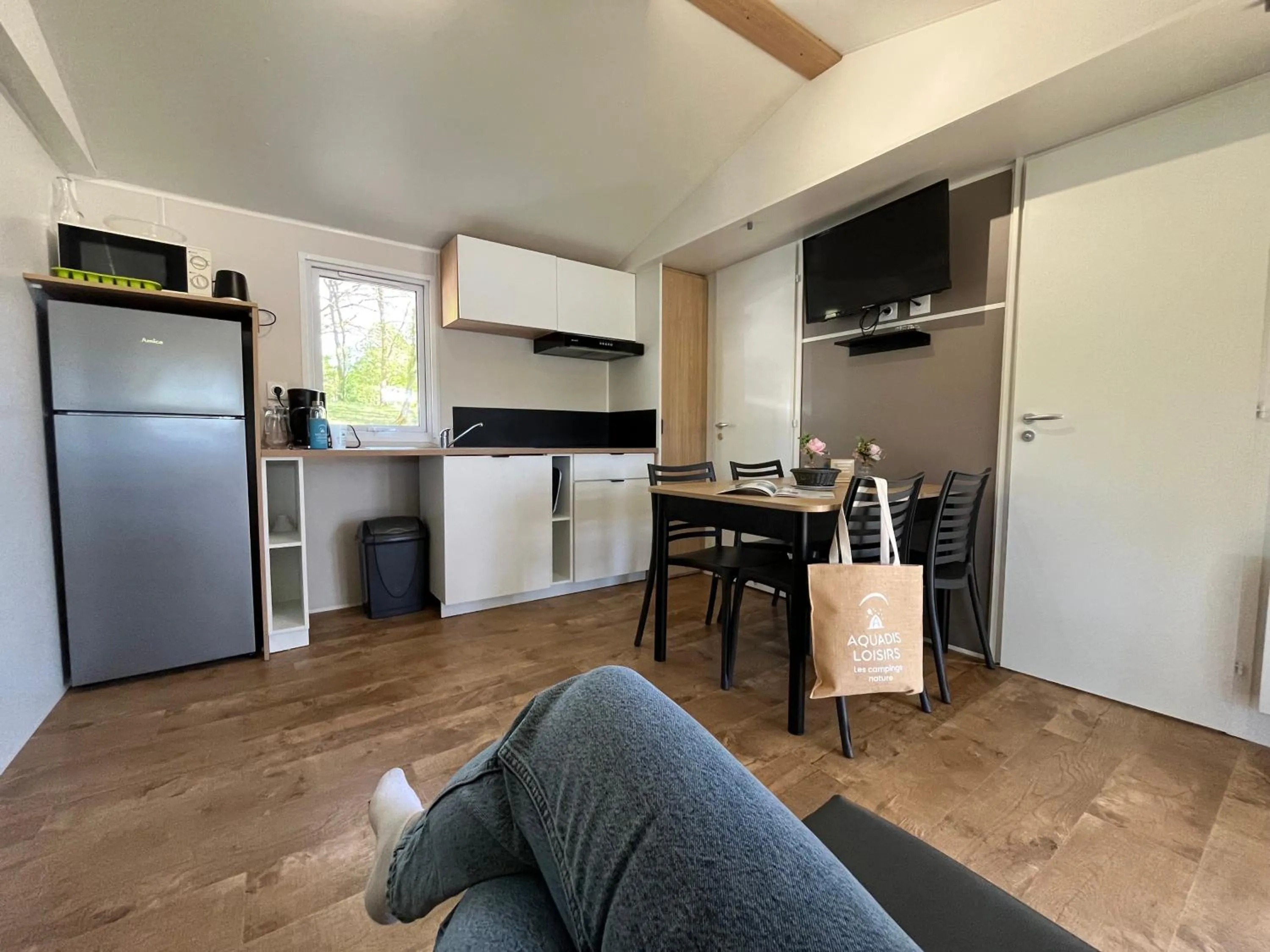 Living room in Camping de Matour