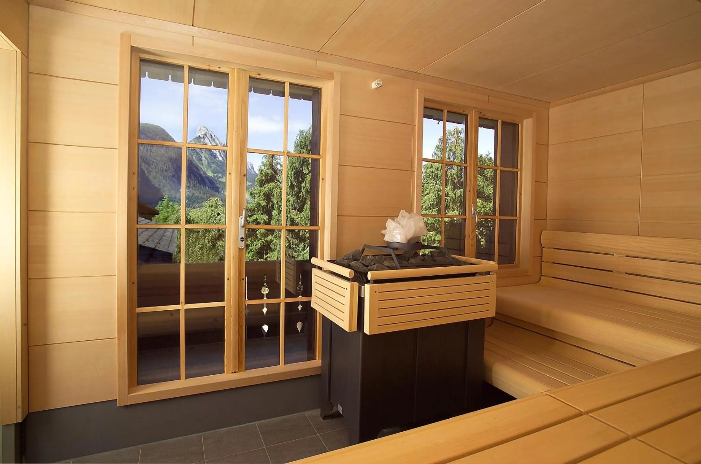 Sauna in HUUS Gstaad