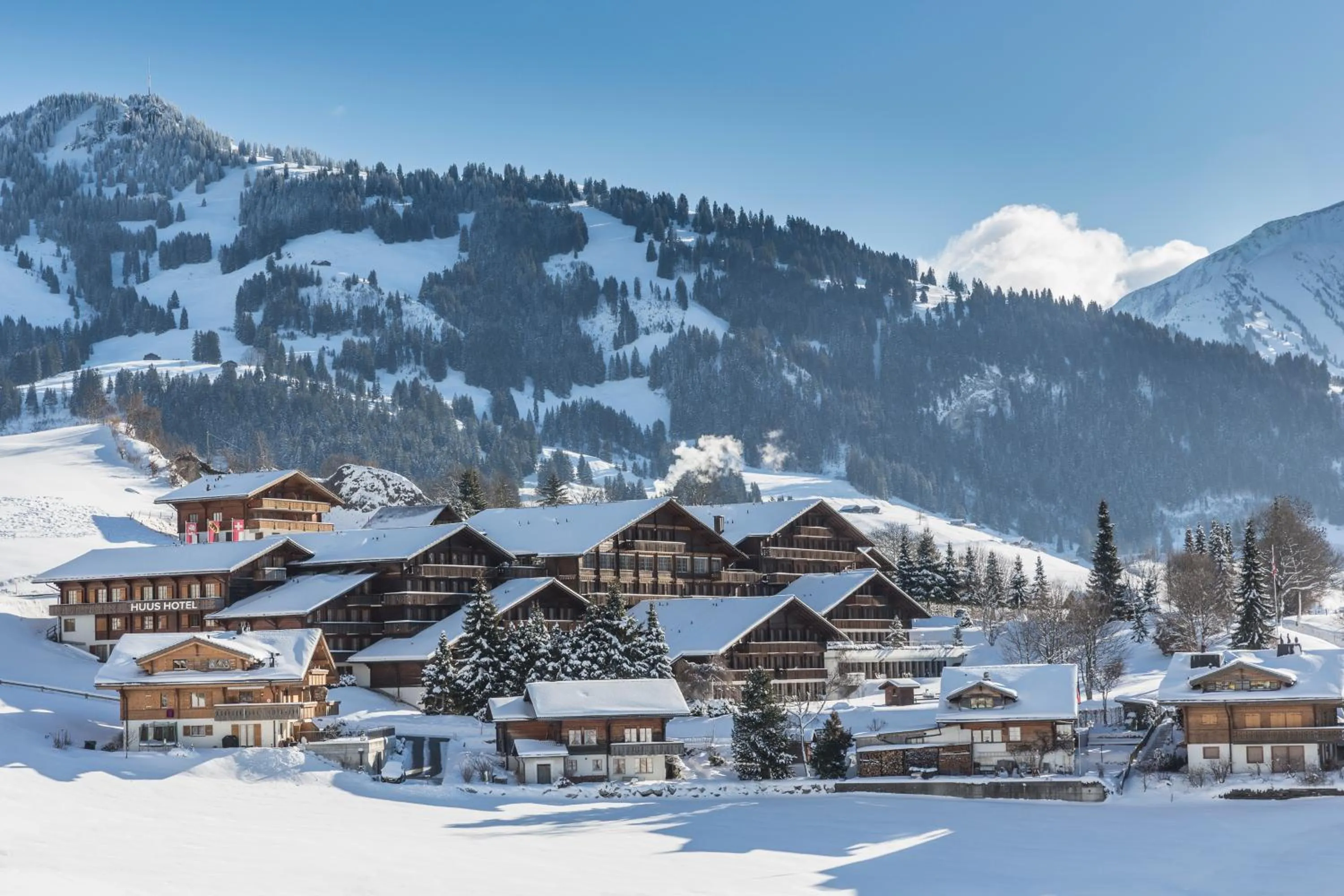 Area and facilities in HUUS Gstaad