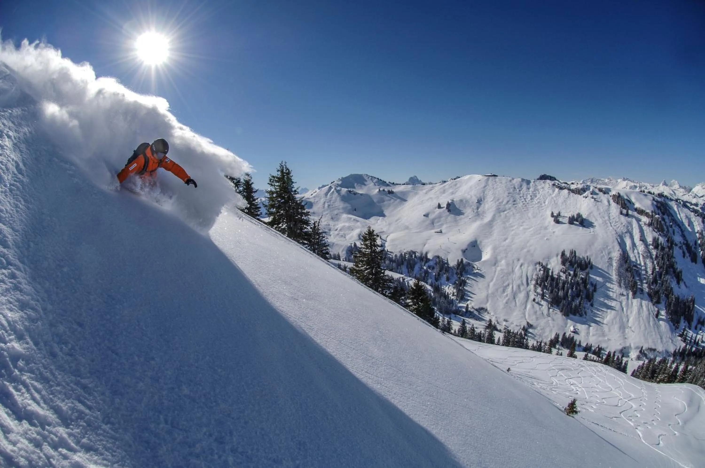 Skiing in HUUS Gstaad