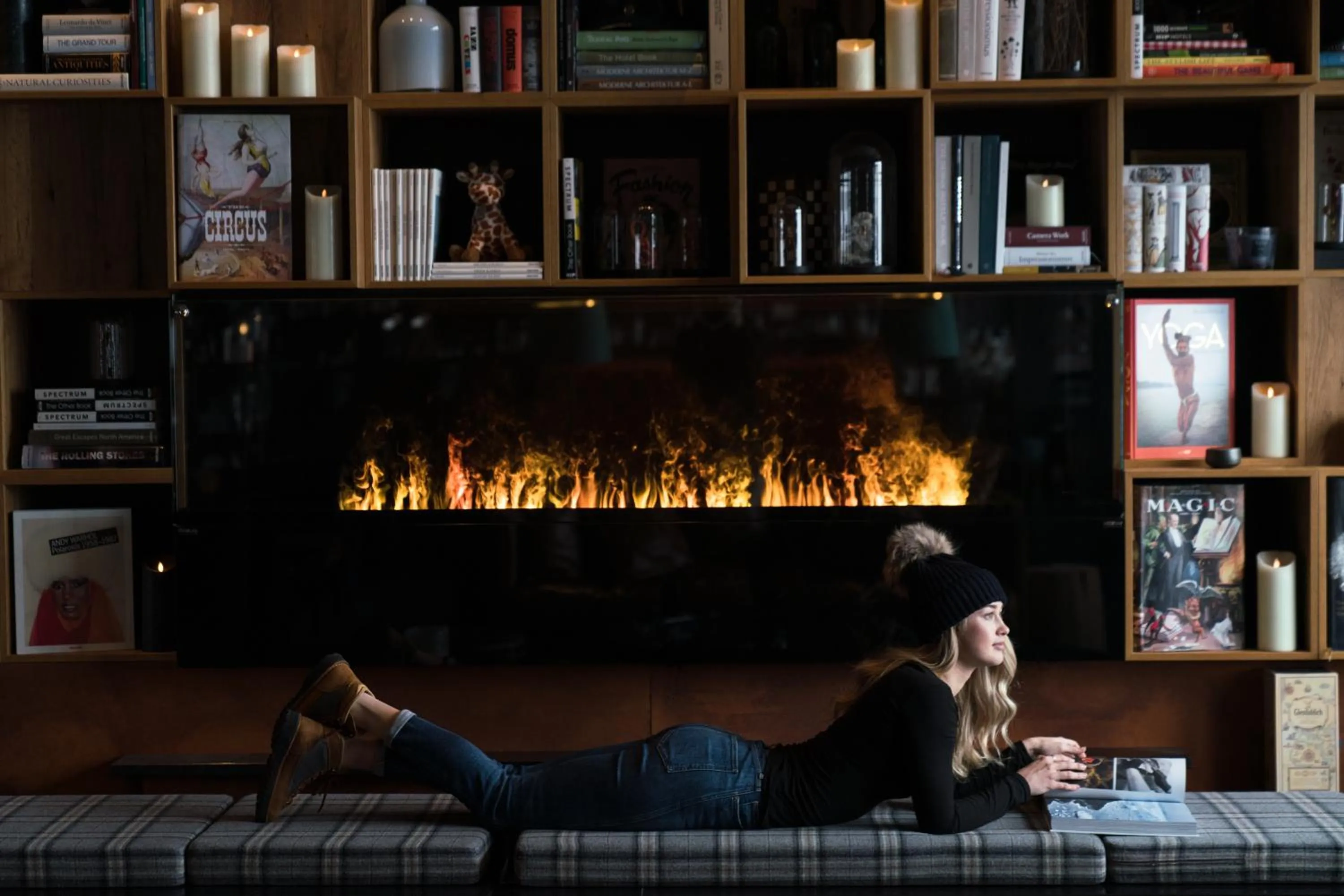 Lobby or reception in HUUS Gstaad