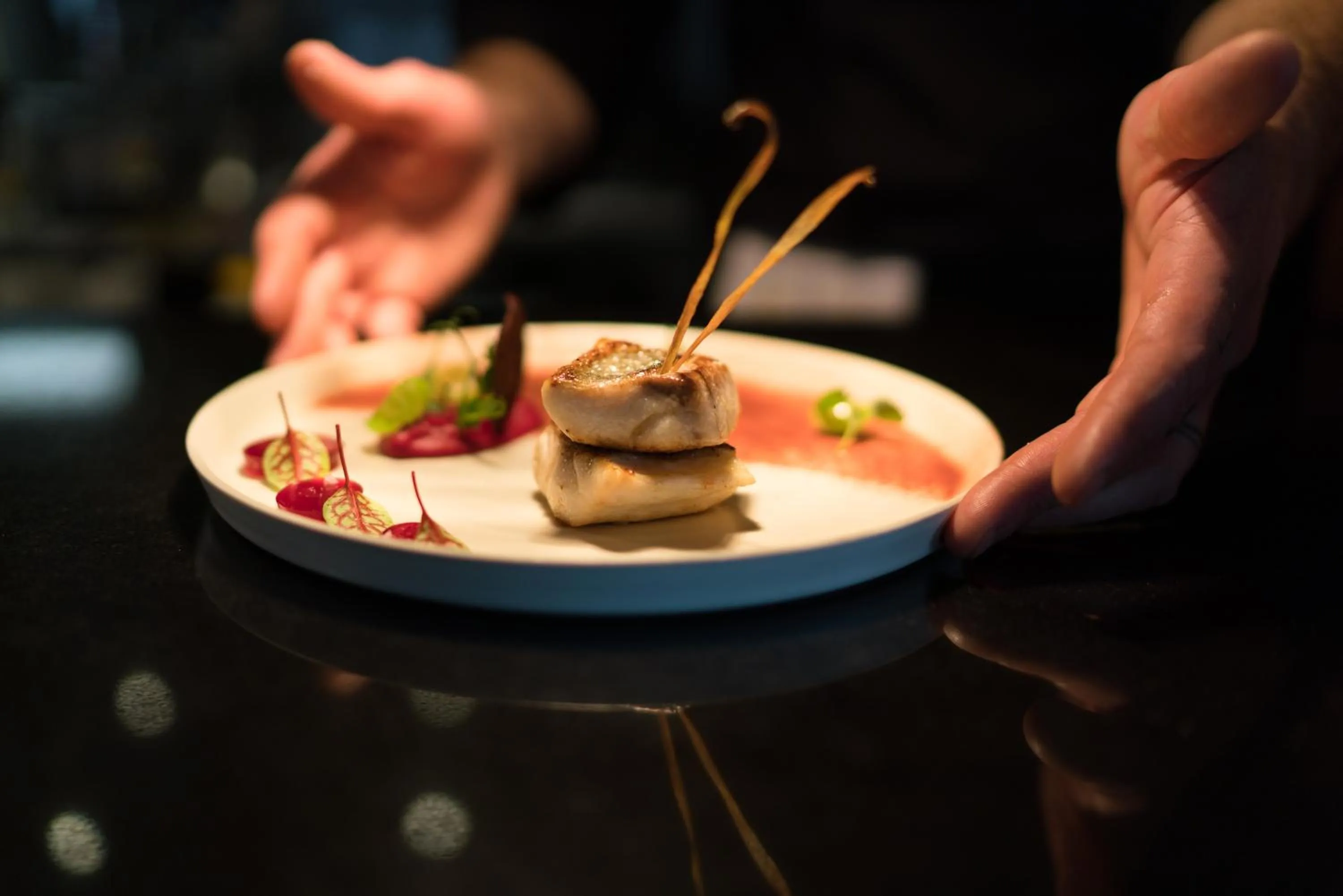 Food close-up in HUUS Gstaad