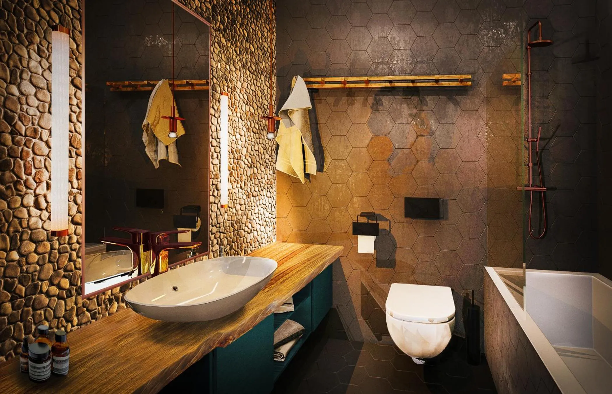 Toilet in HUUS Gstaad