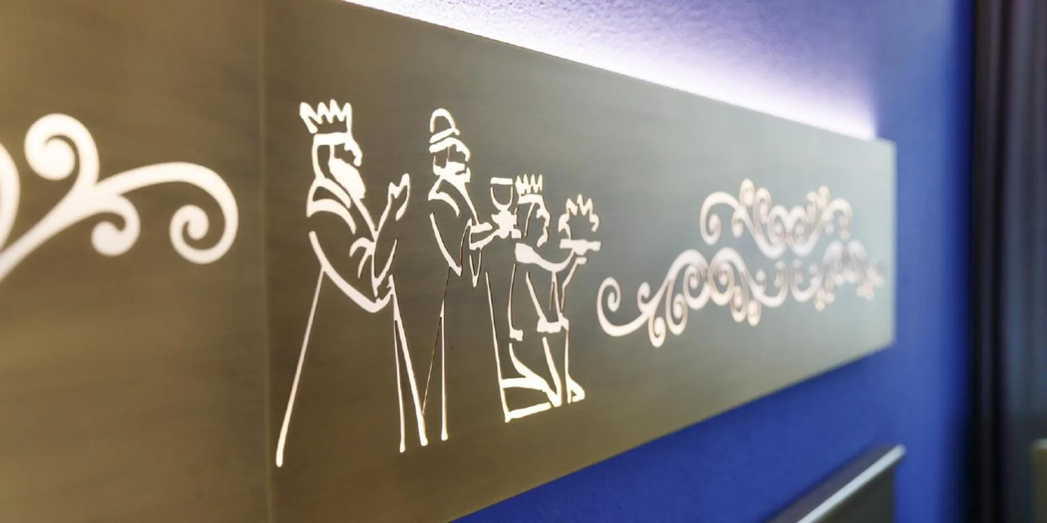 Decorative detail in Hotel Drei Könige Luzern