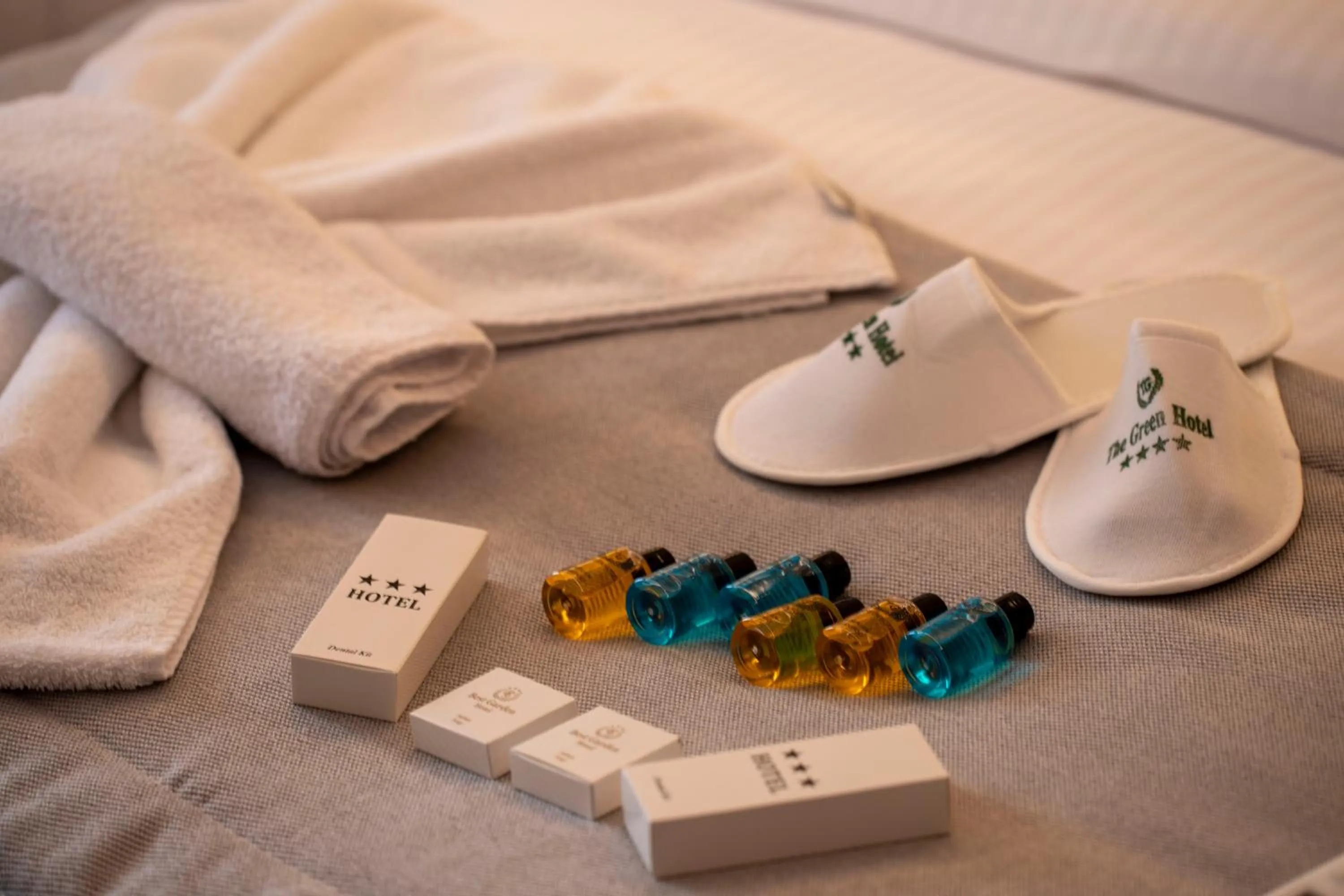 Bed in THE GREEN HOTEL