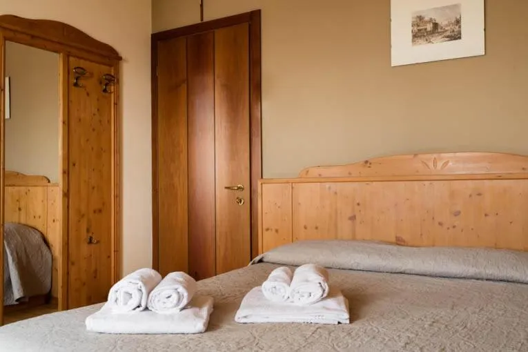 Bed in Locanda Montegrappa