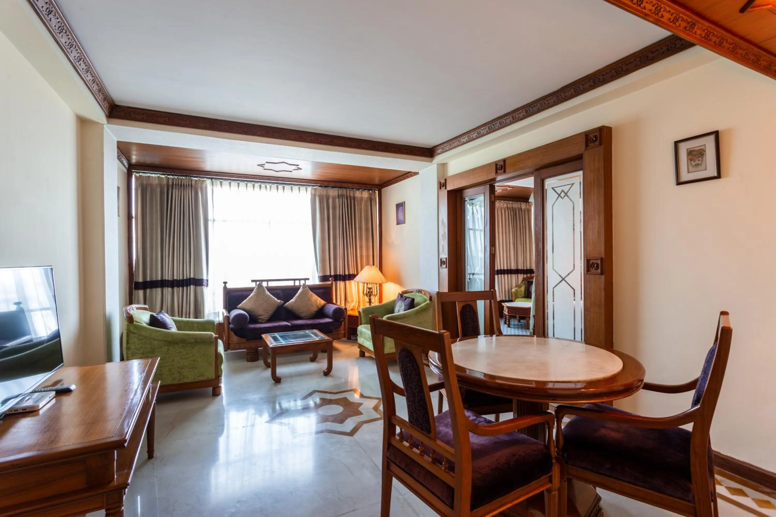 Living room in The Maya Hotel