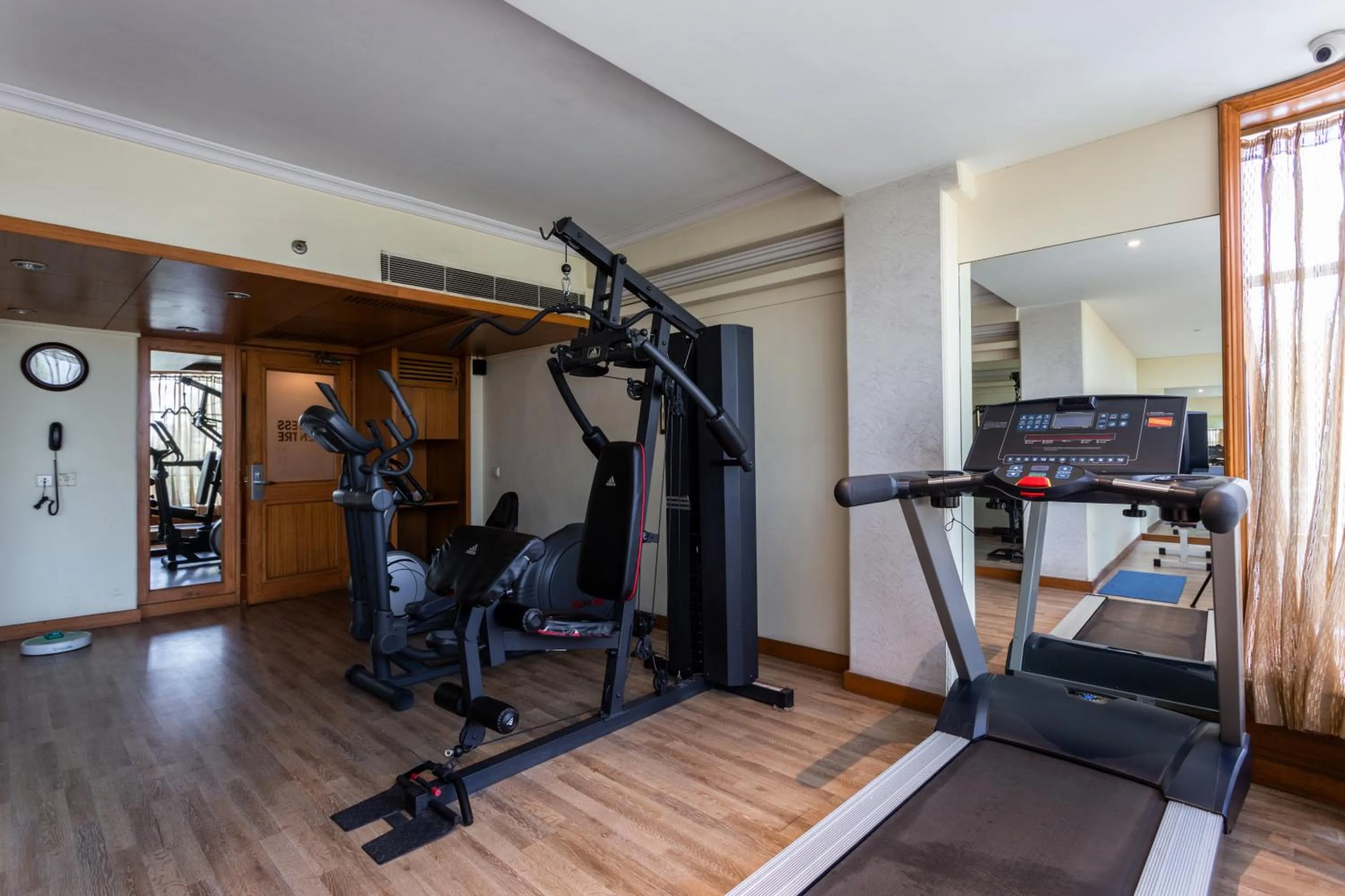 Fitness centre/facilities in The Maya Hotel