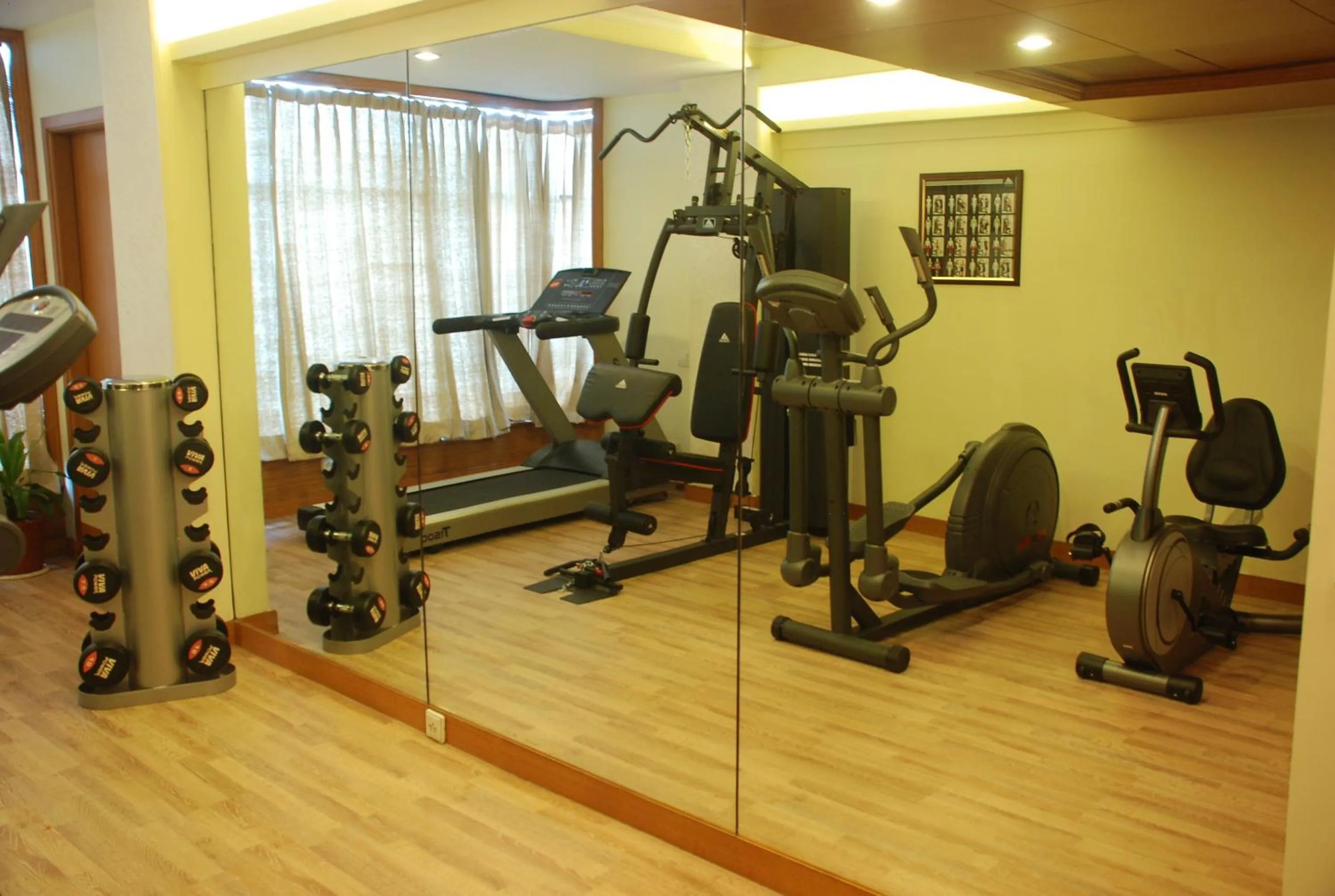 Fitness centre/facilities in The Maya Hotel