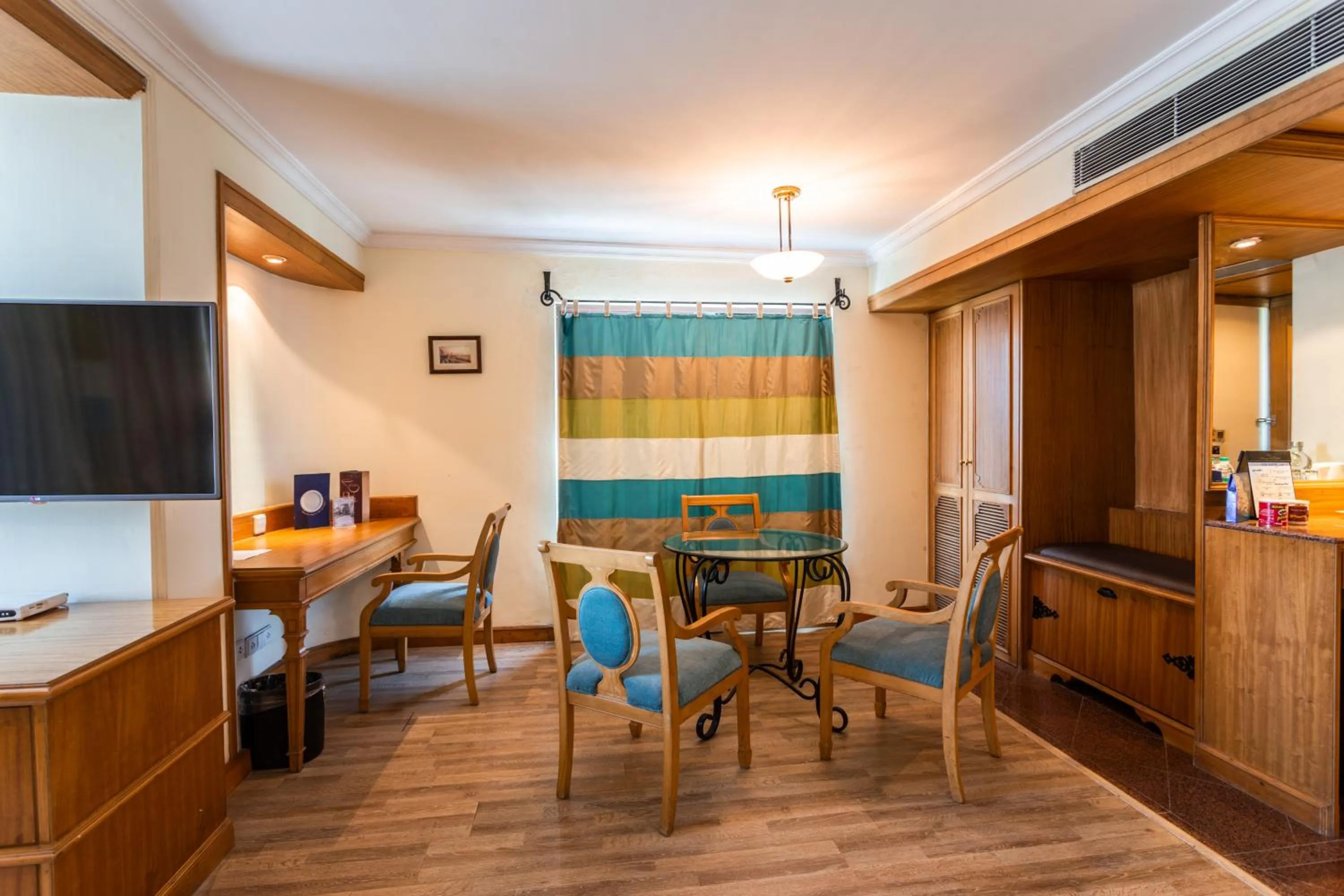 Seating area in The Maya Hotel