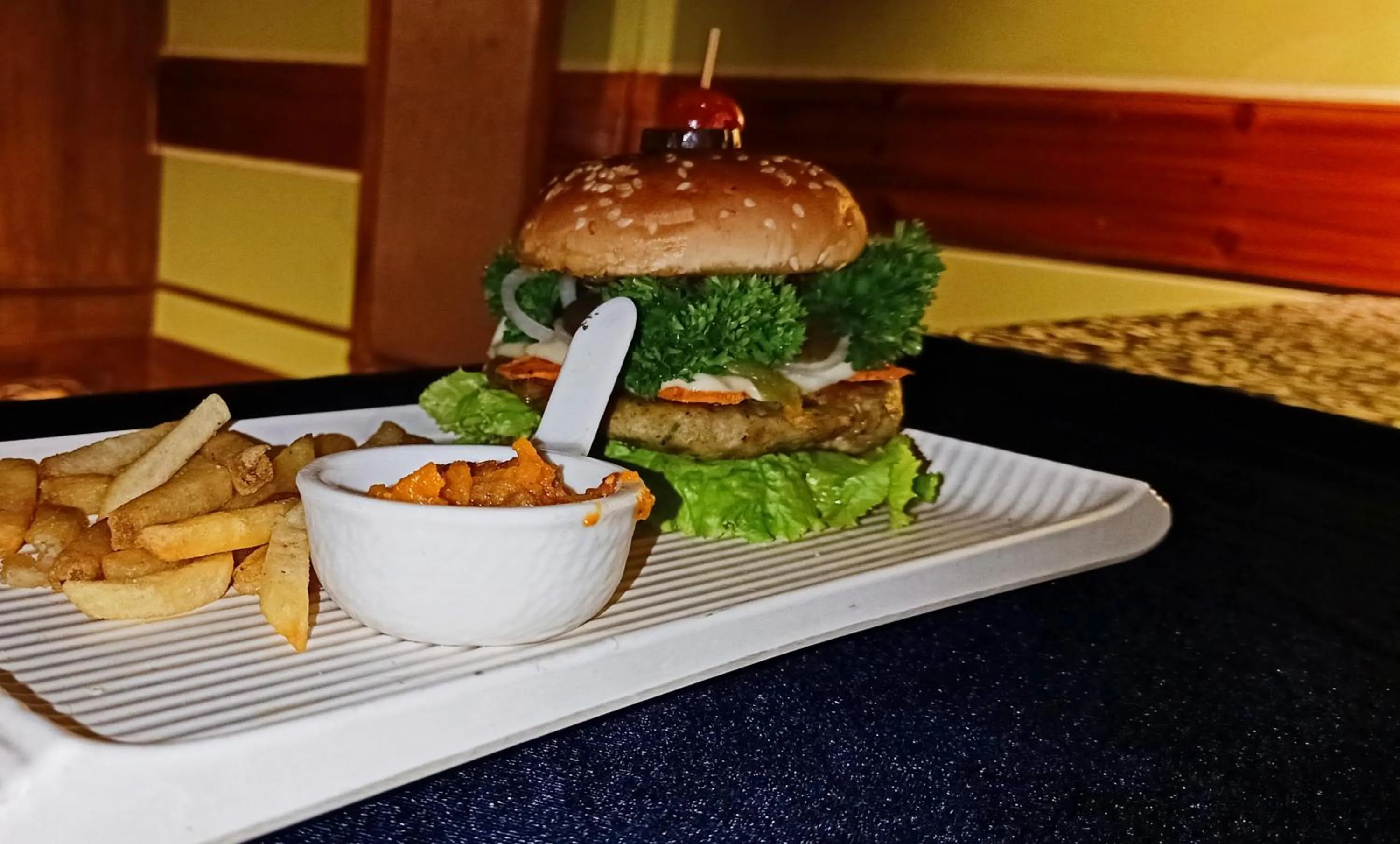 Food and drinks in The Maya Hotel