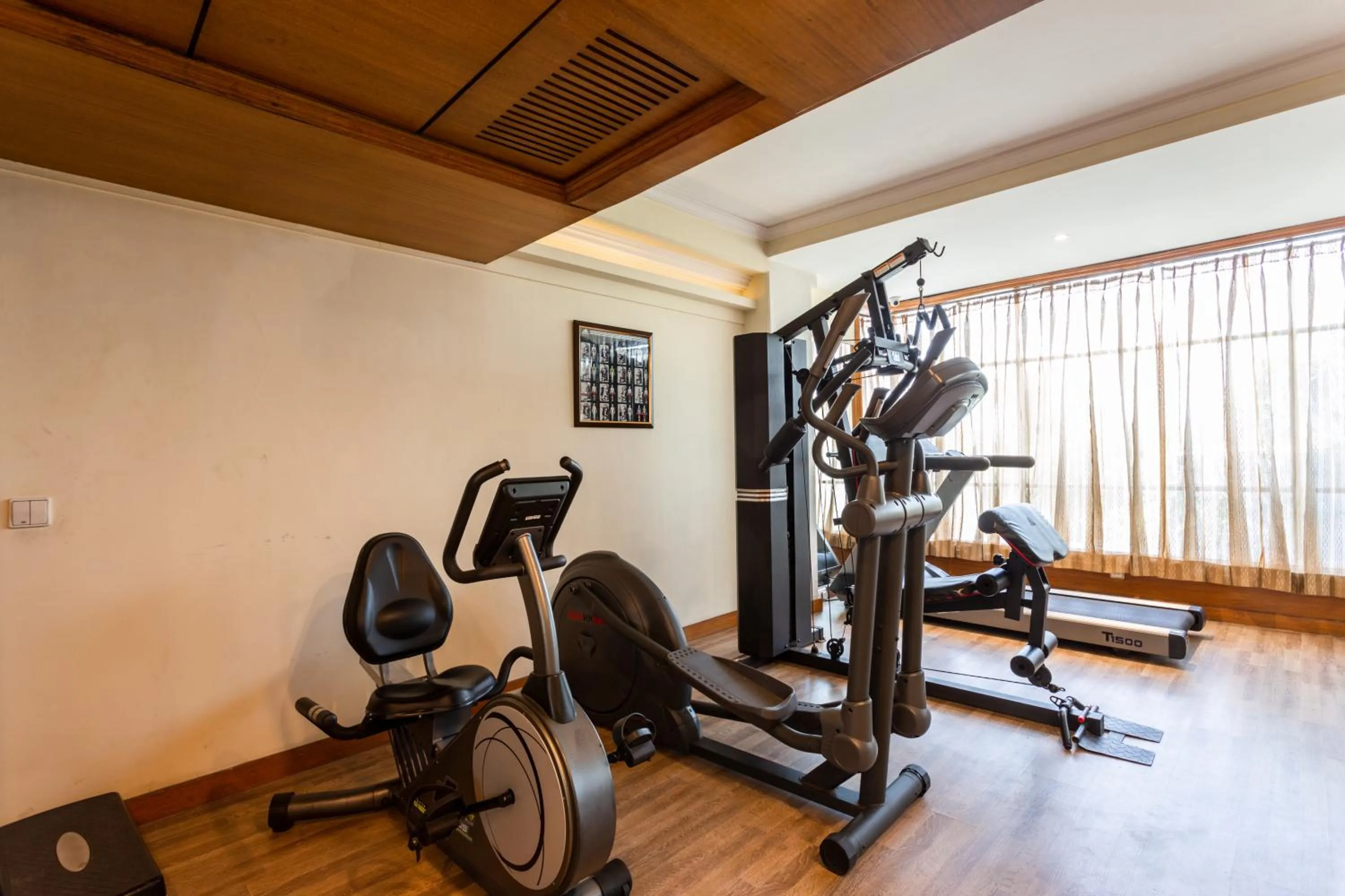 Fitness centre/facilities in The Maya Hotel