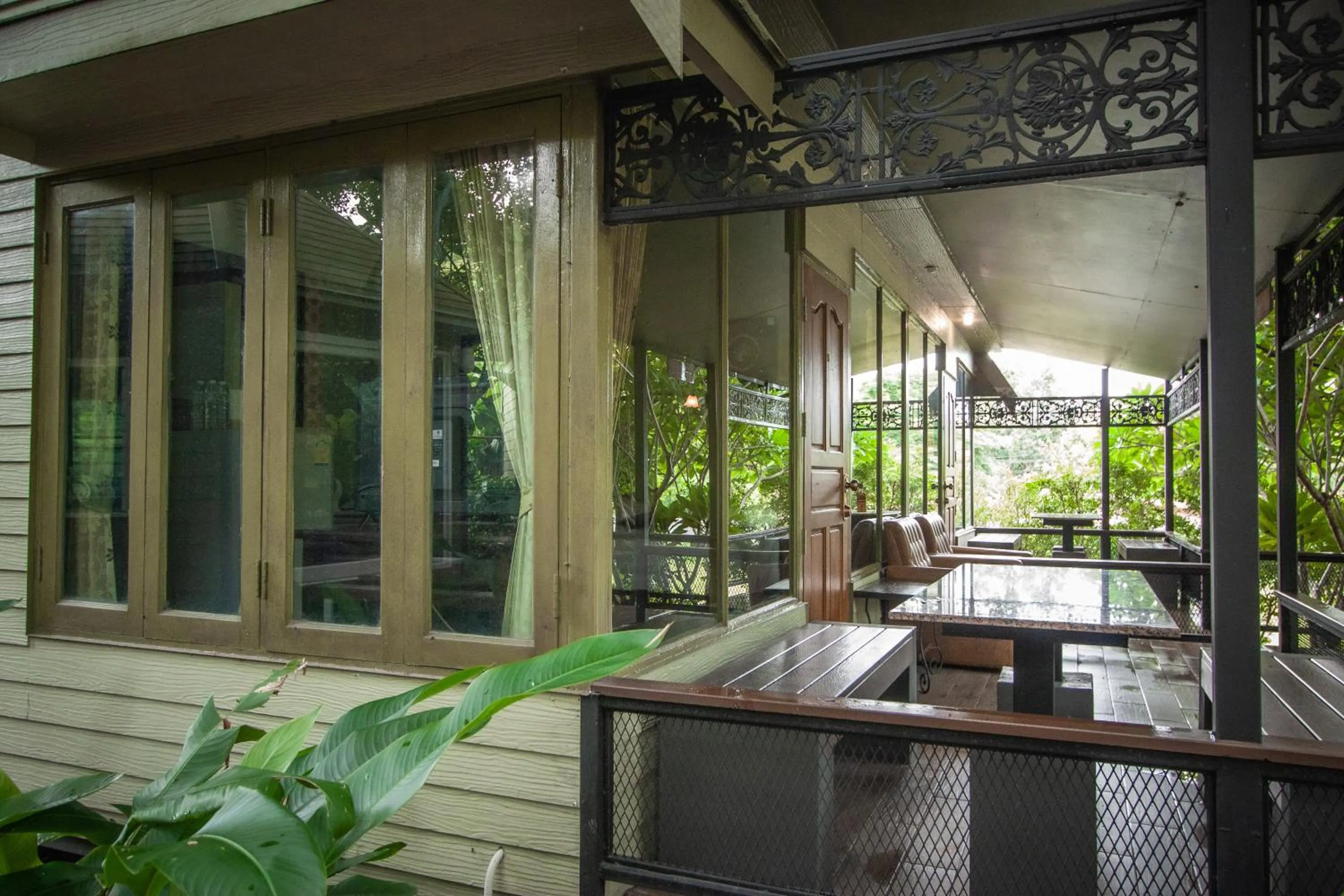 Balcony/Terrace in Pai Panalee The Nature Boutique Hotel