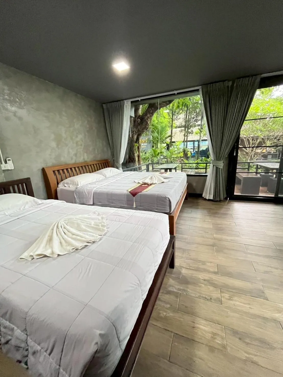 Photo of the whole room, Bed in Pai Panalee The Nature Boutique Hotel