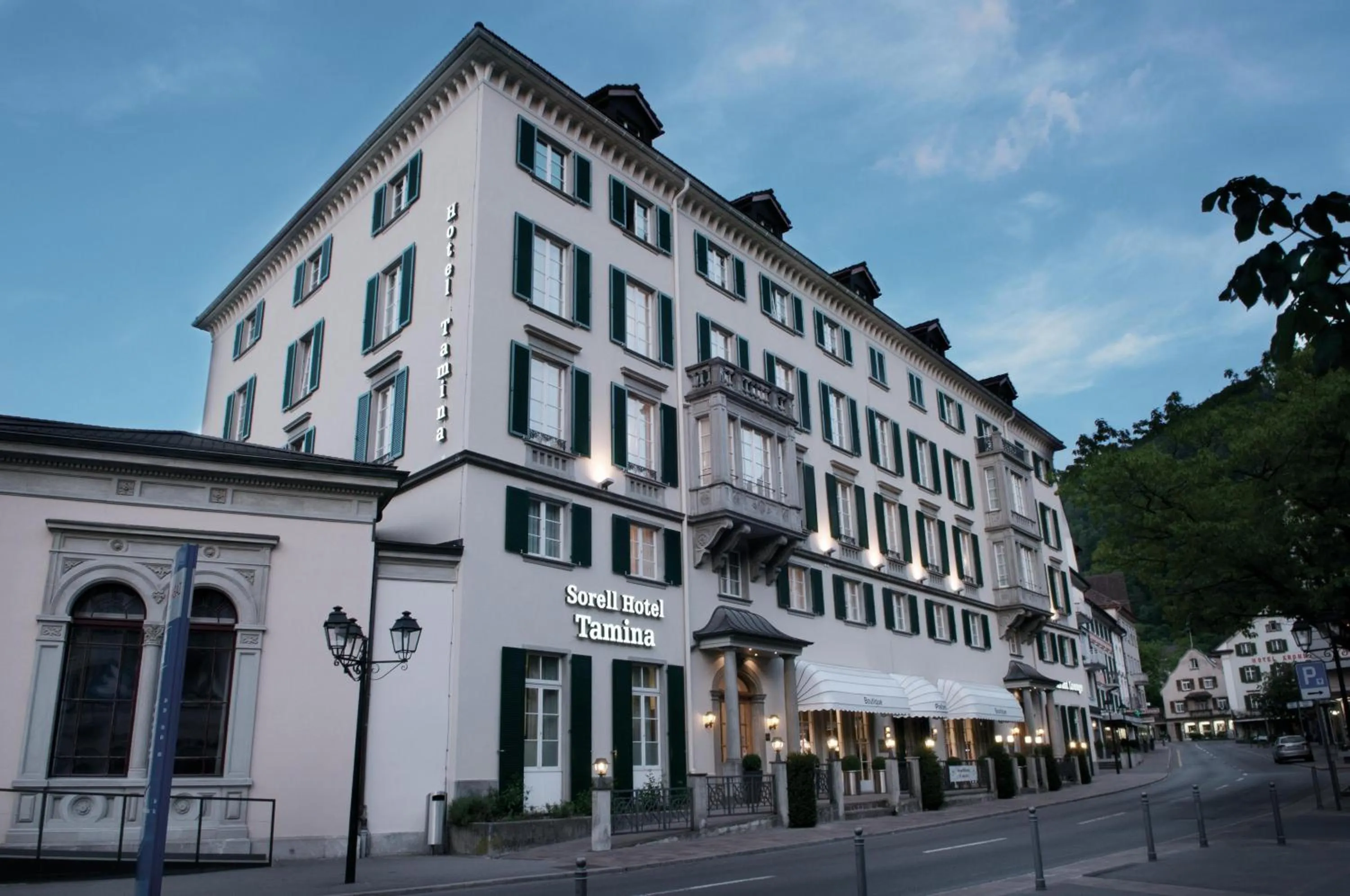 Property building in Sorell Hotel Tamina Bad Ragaz