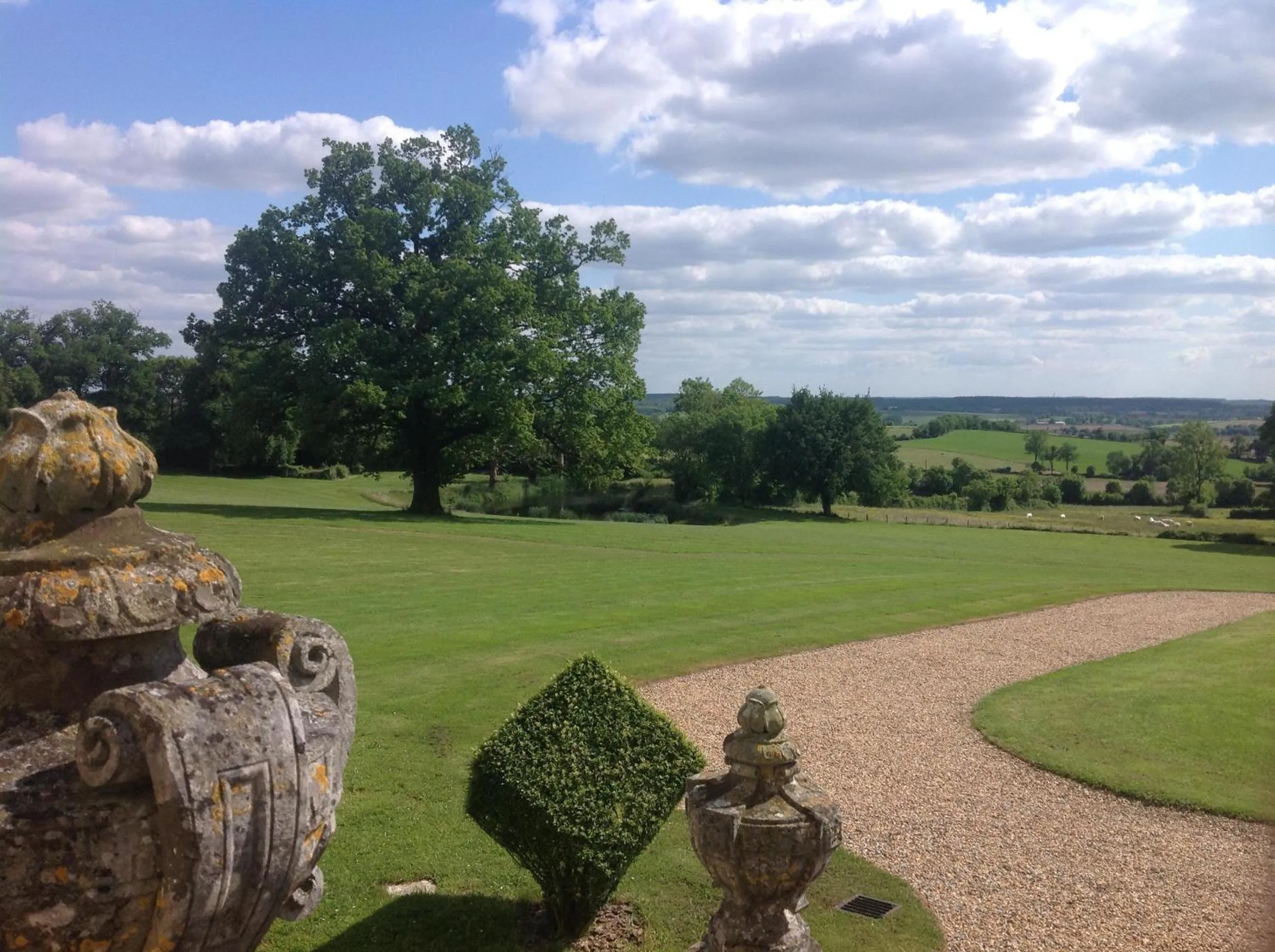 Garden view in Chateau De La Goujonnerie