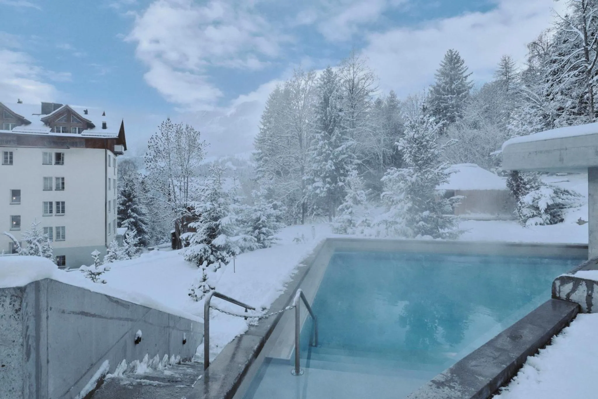 Swimming pool in Grand Hotel Belvedere, a Beaumier Hotel