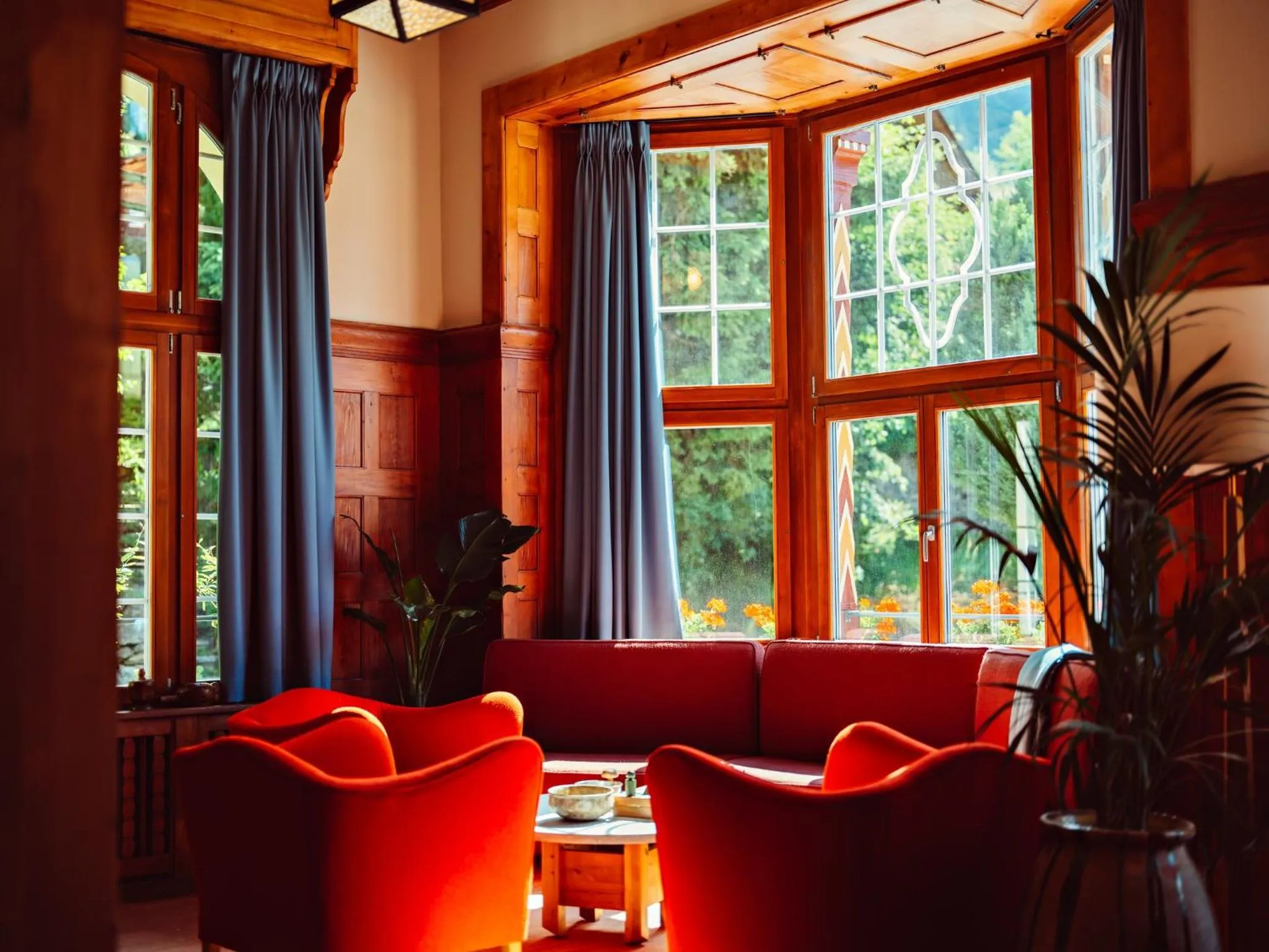 Lobby or reception in Grand Hotel Belvedere, a Beaumier Hotel