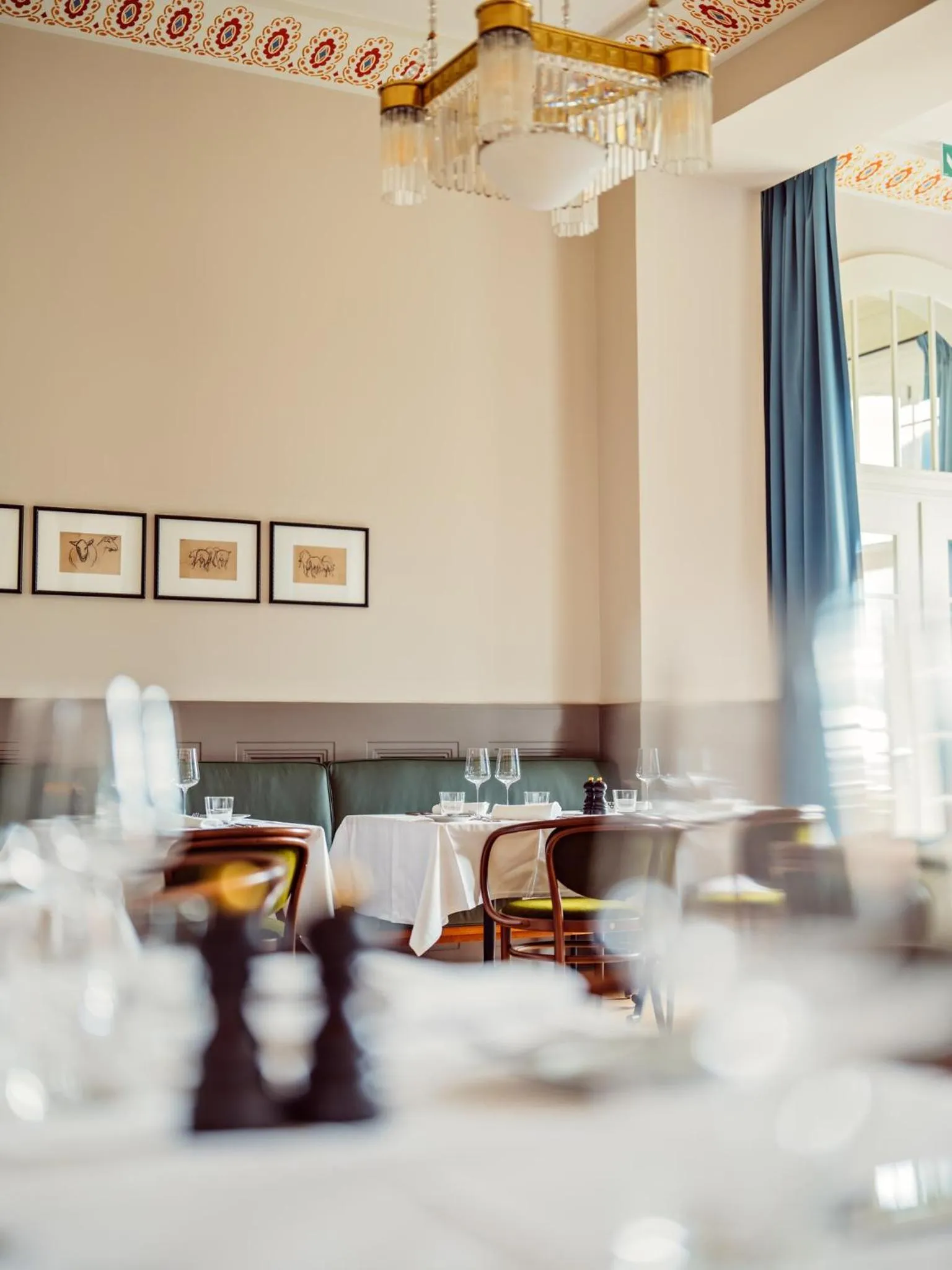 Restaurant/places to eat in Grand Hotel Belvedere, a Beaumier Hotel