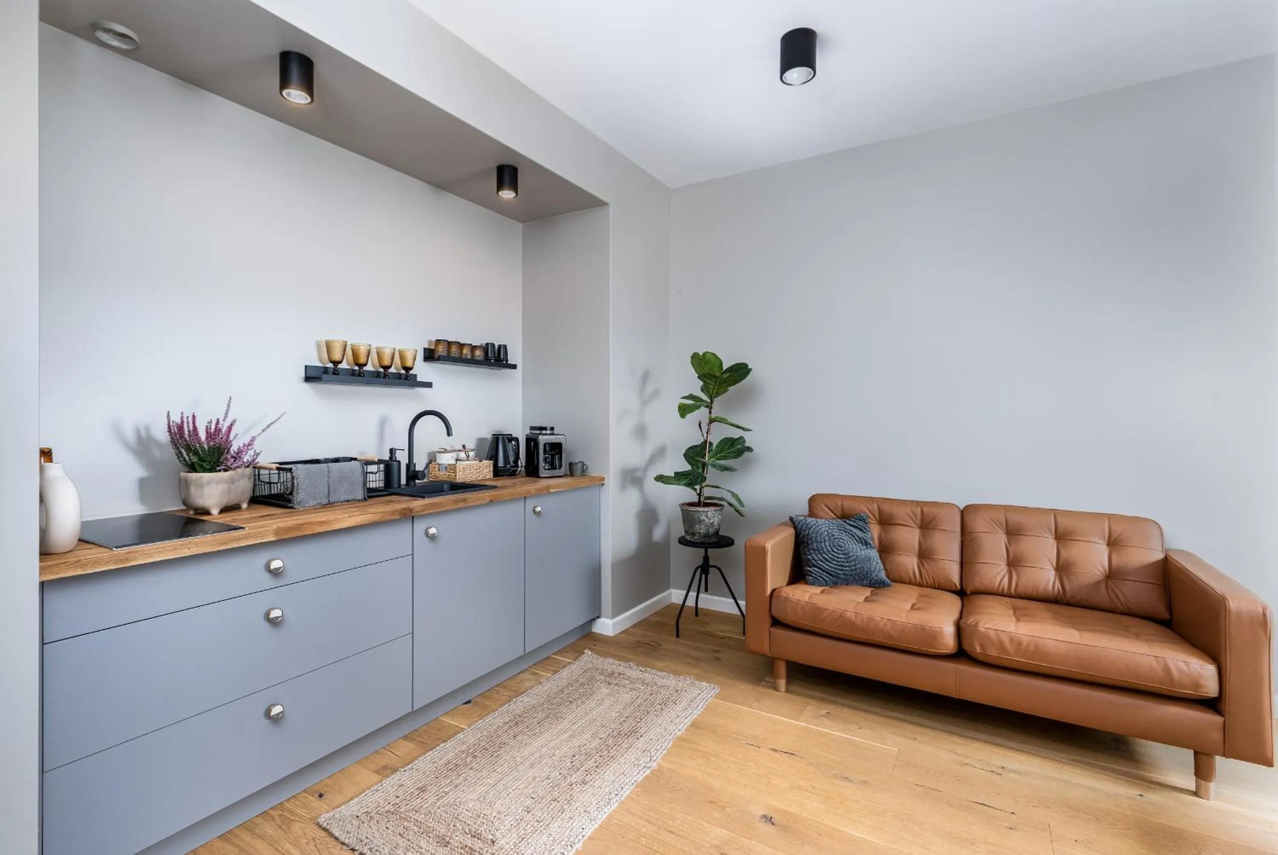 Kitchen or kitchenette in Boutique Hotel RABBIT HOLE