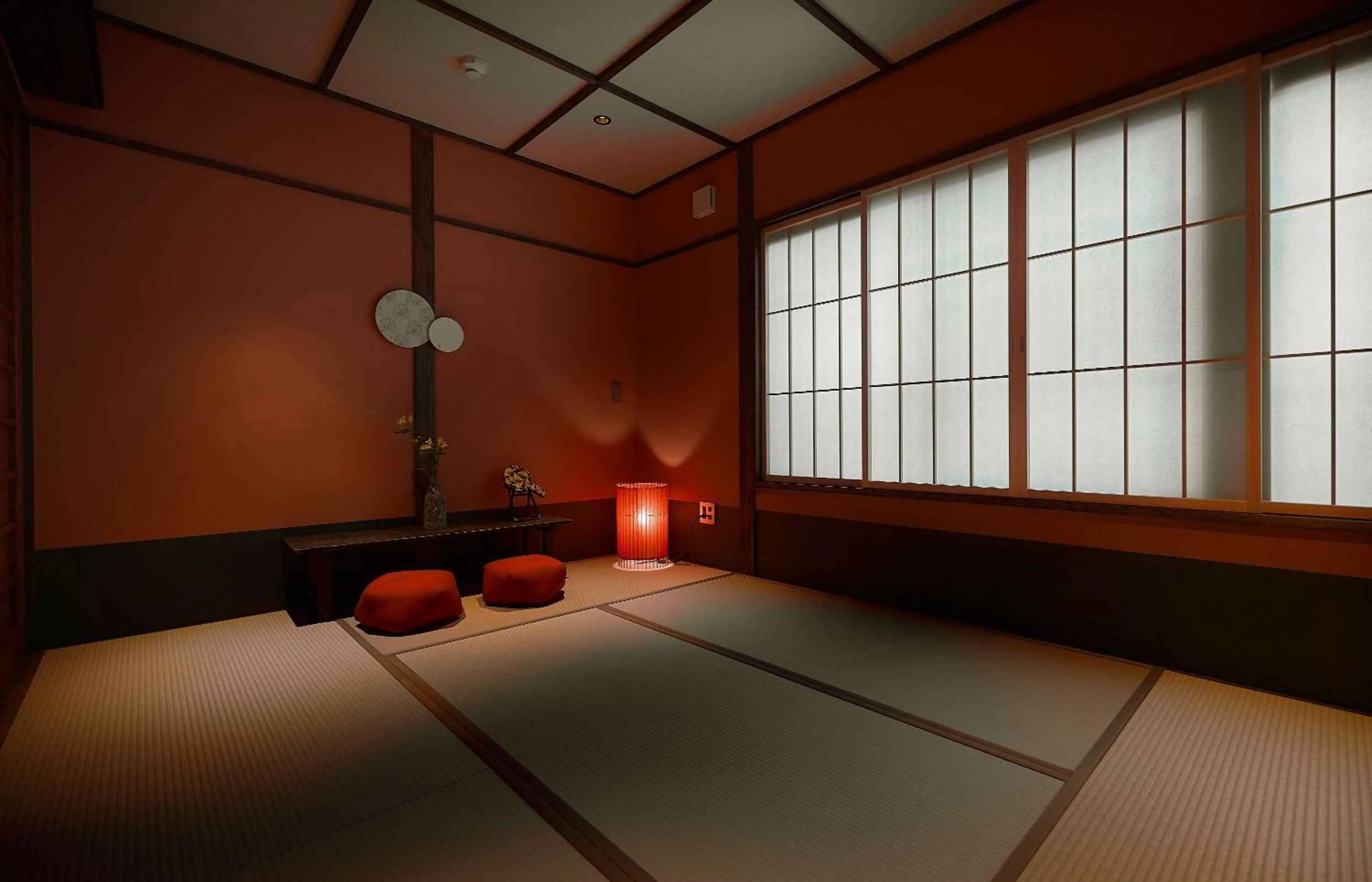 Bedroom, Bed in Tasokare Machiya House