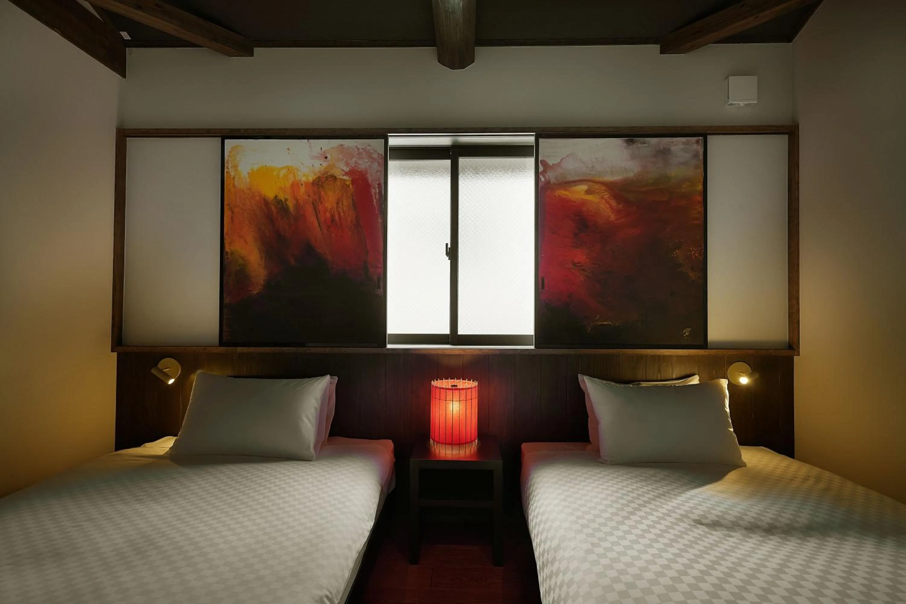 Bedroom, Bed in Tasokare Machiya House