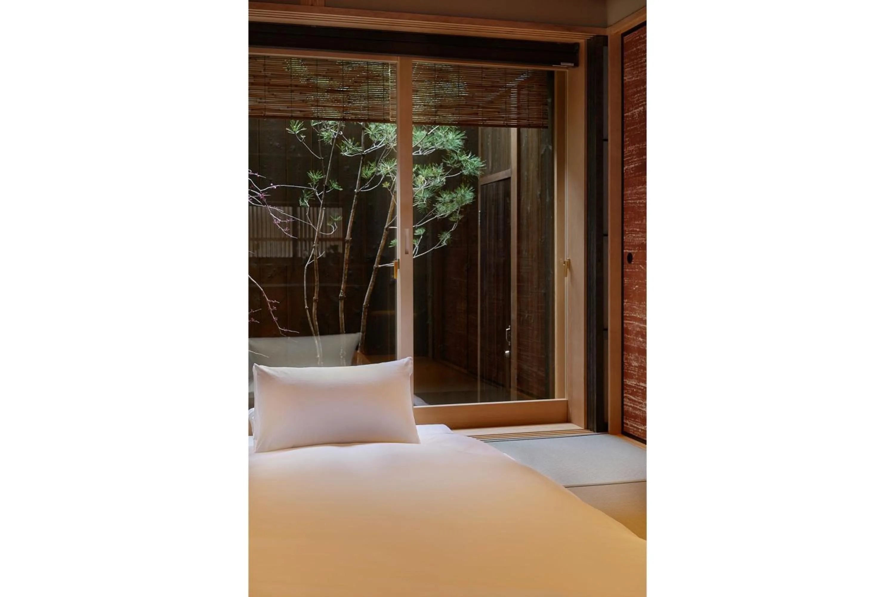 Garden, Bed in Tasokare Machiya House