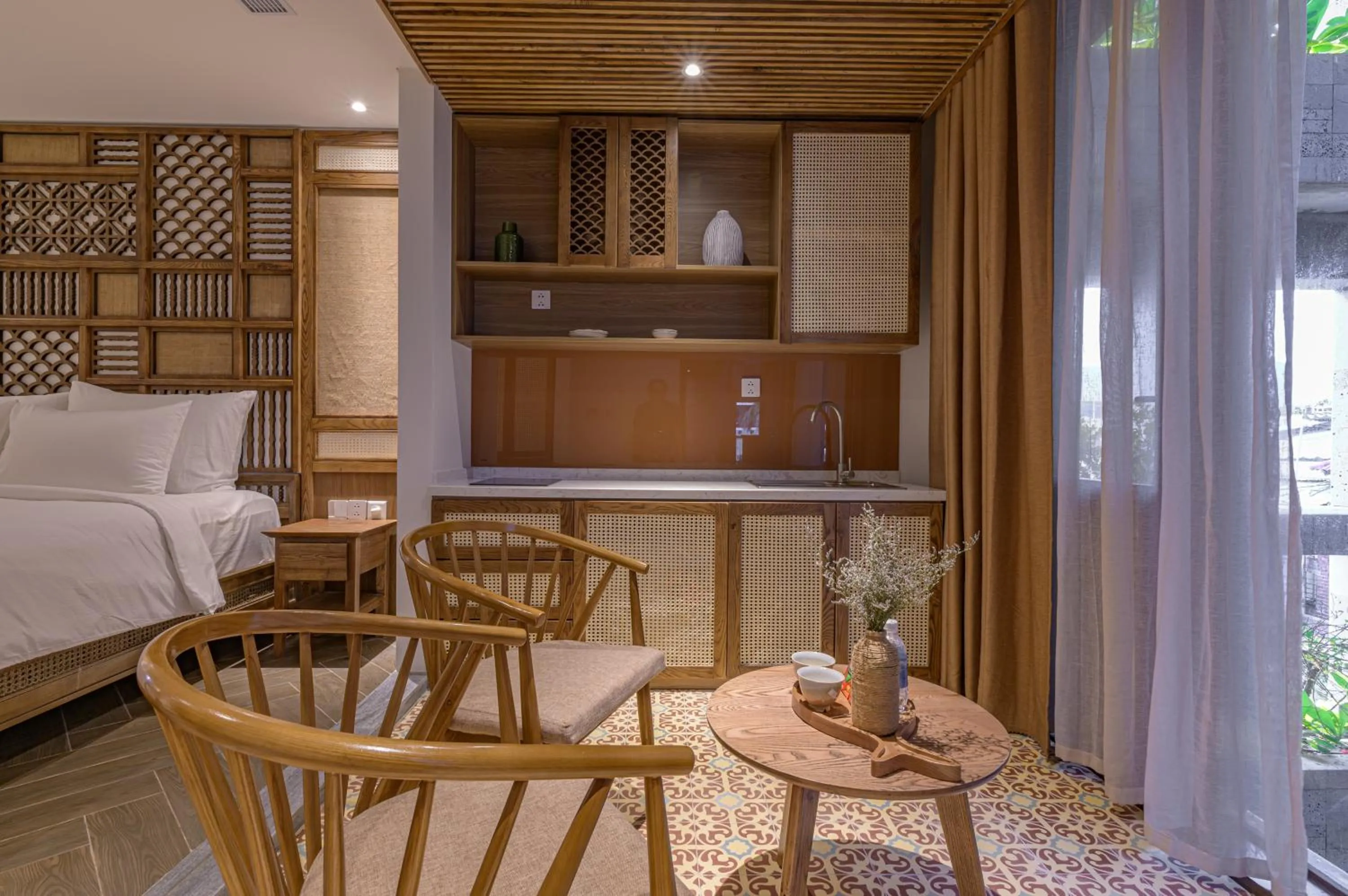 Seating area in Le Boutique Danang