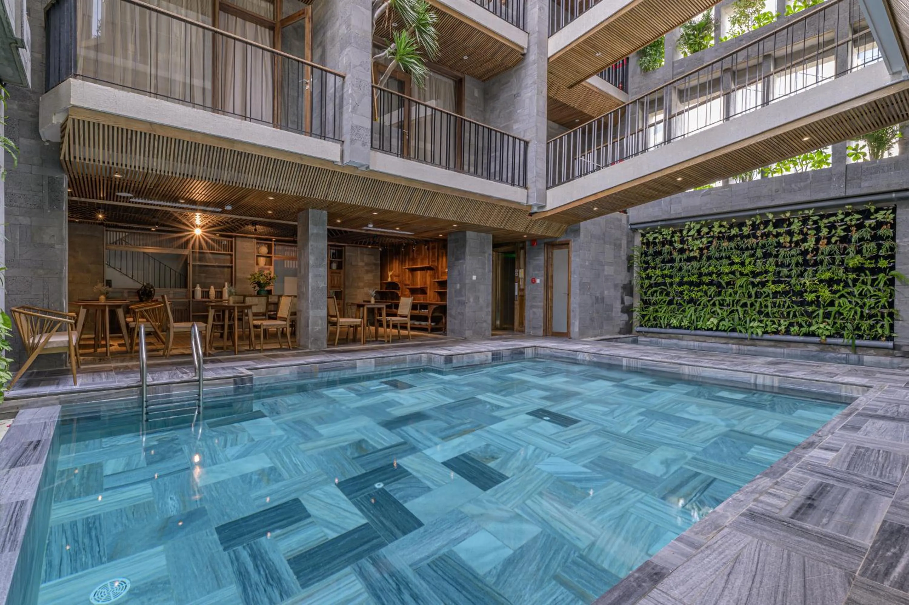 Swimming pool in Le Boutique Danang