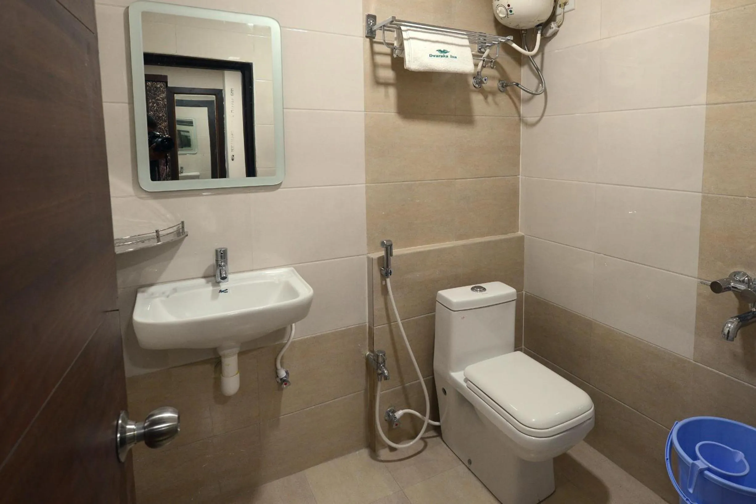 Bathroom in Dwaraka Inn