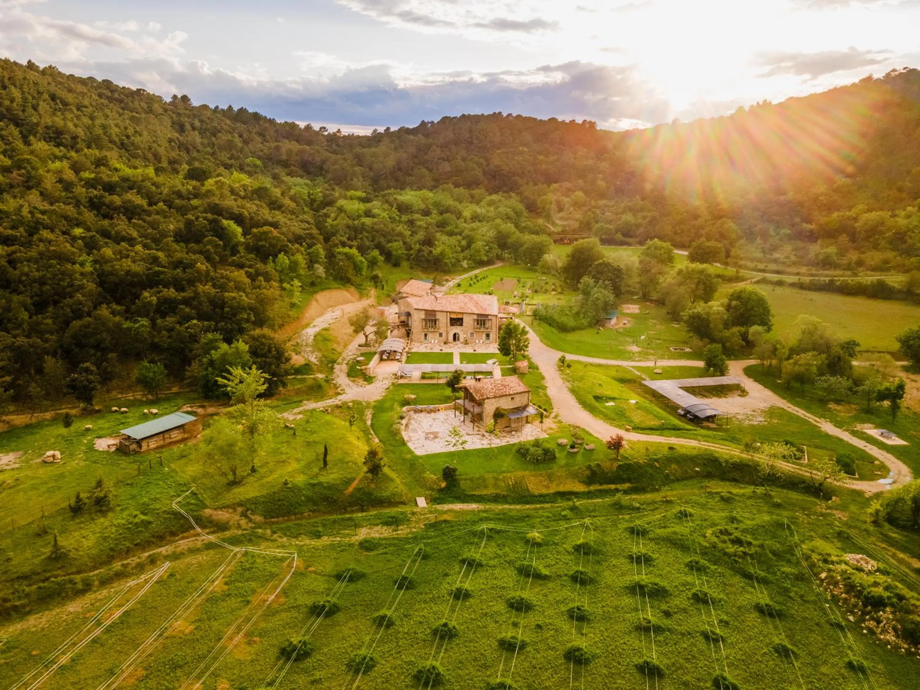 Bird's eye view in ECOTurisme Can Buch HOTEL
