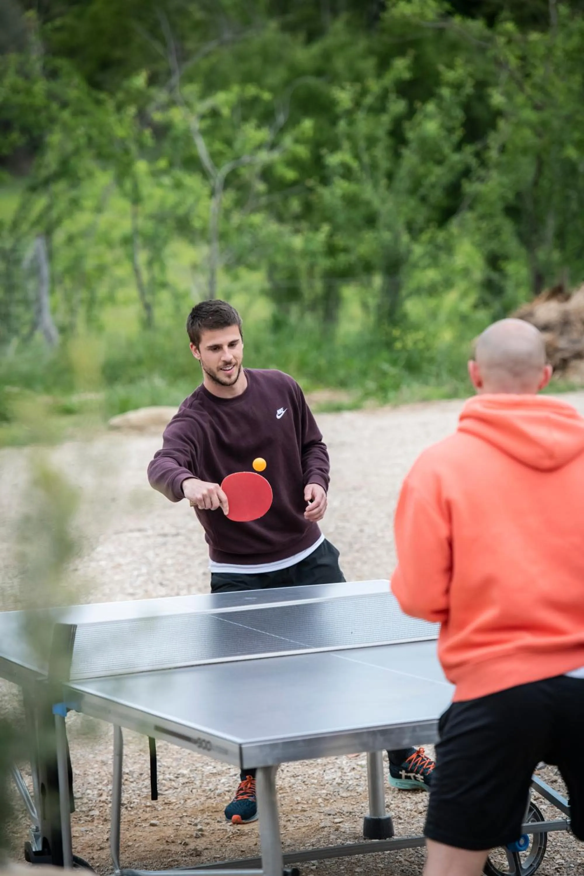 Table tennis in ECOTurisme Can Buch HOTEL