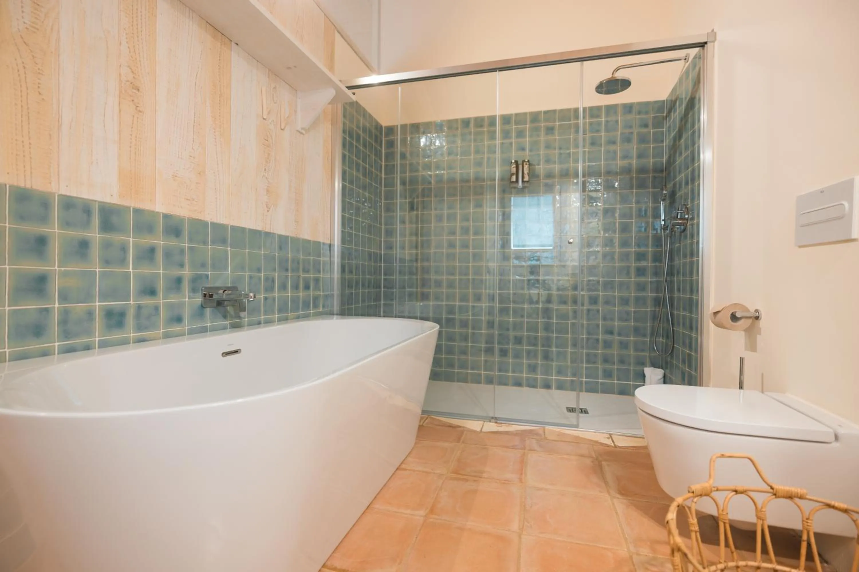 Bathroom in ECOTurisme Can Buch HOTEL