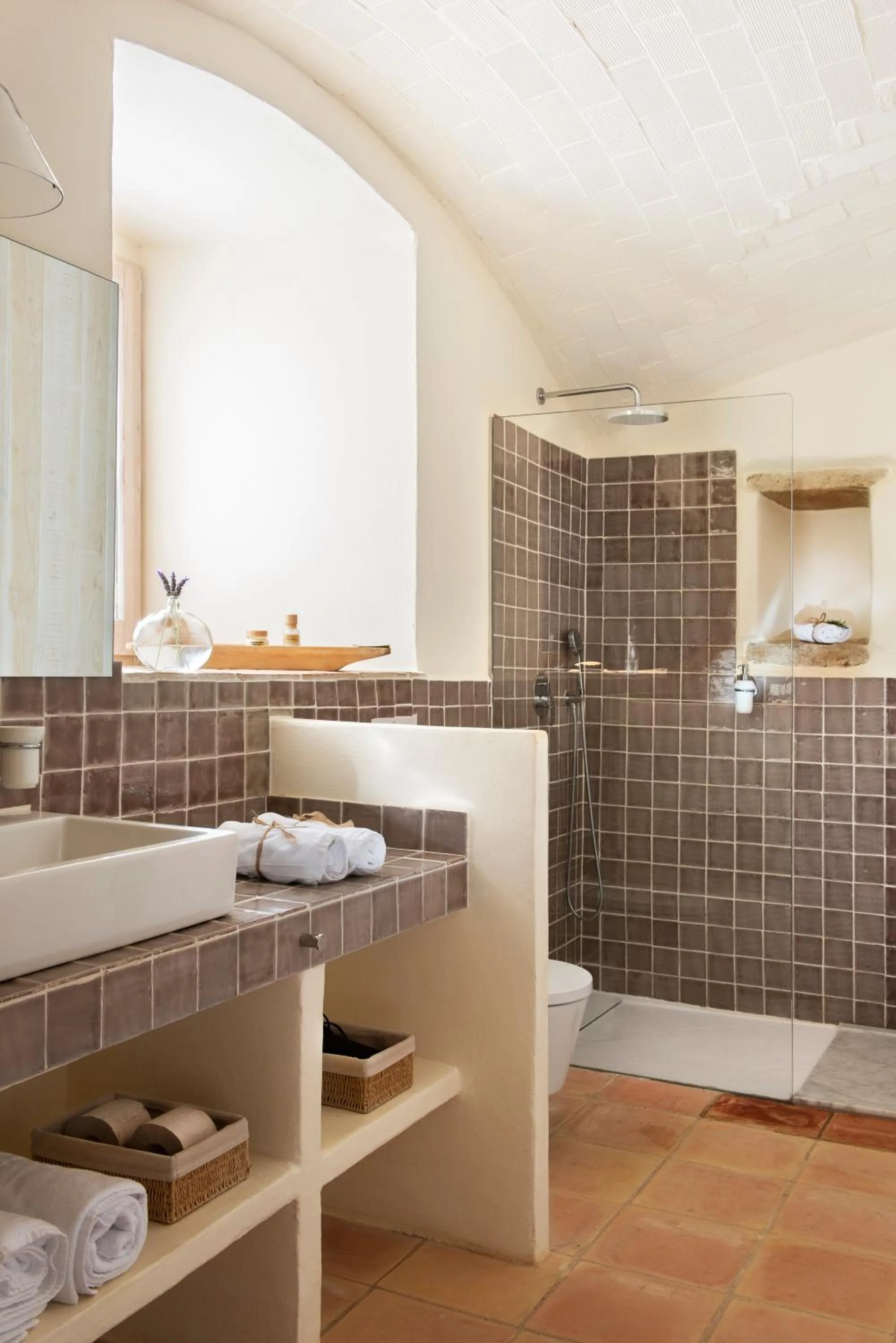 Bathroom in ECOTurisme Can Buch HOTEL