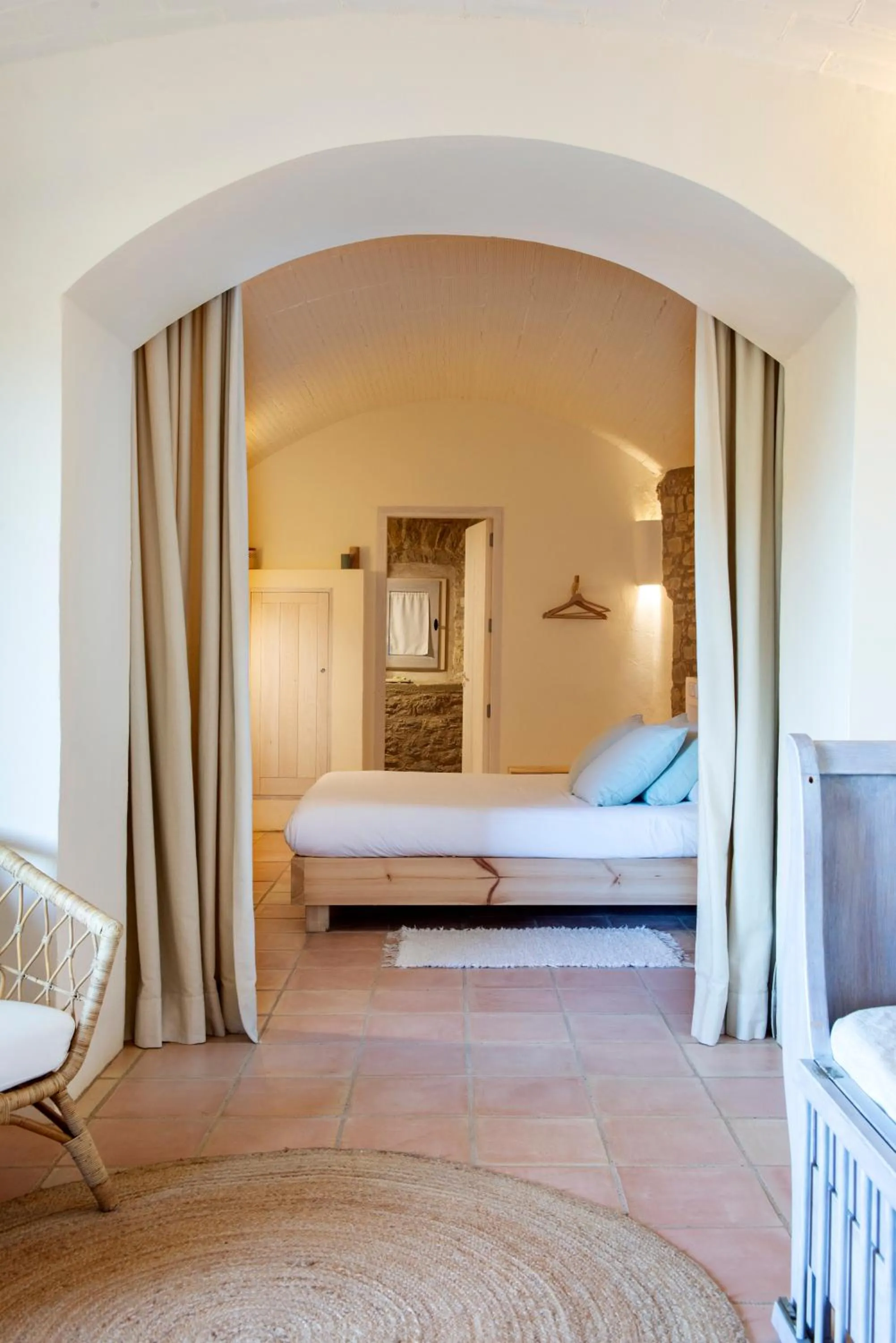 Bed in ECOTurisme Can Buch HOTEL