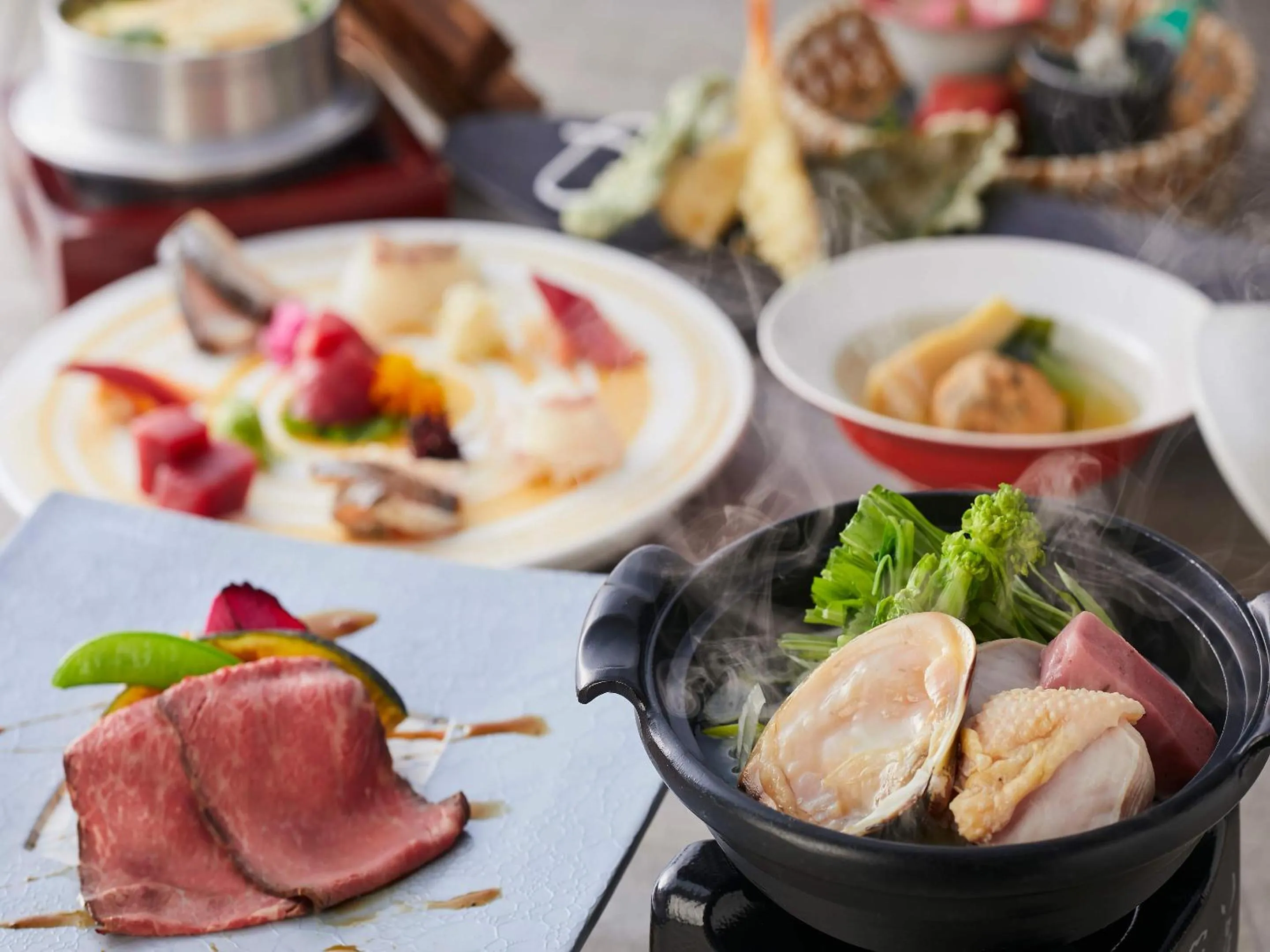 Dinner in KAMENOI HOTEL Nara